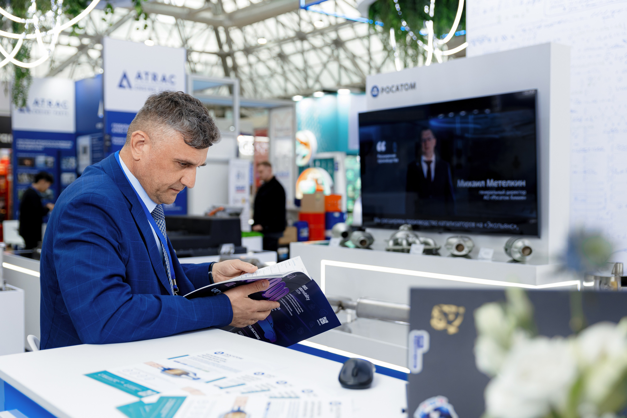 Выставочная фотосъемка компании «Росатом» mims automobility moscow 2025. Репортажный фотограф Семён Борисов | Москва