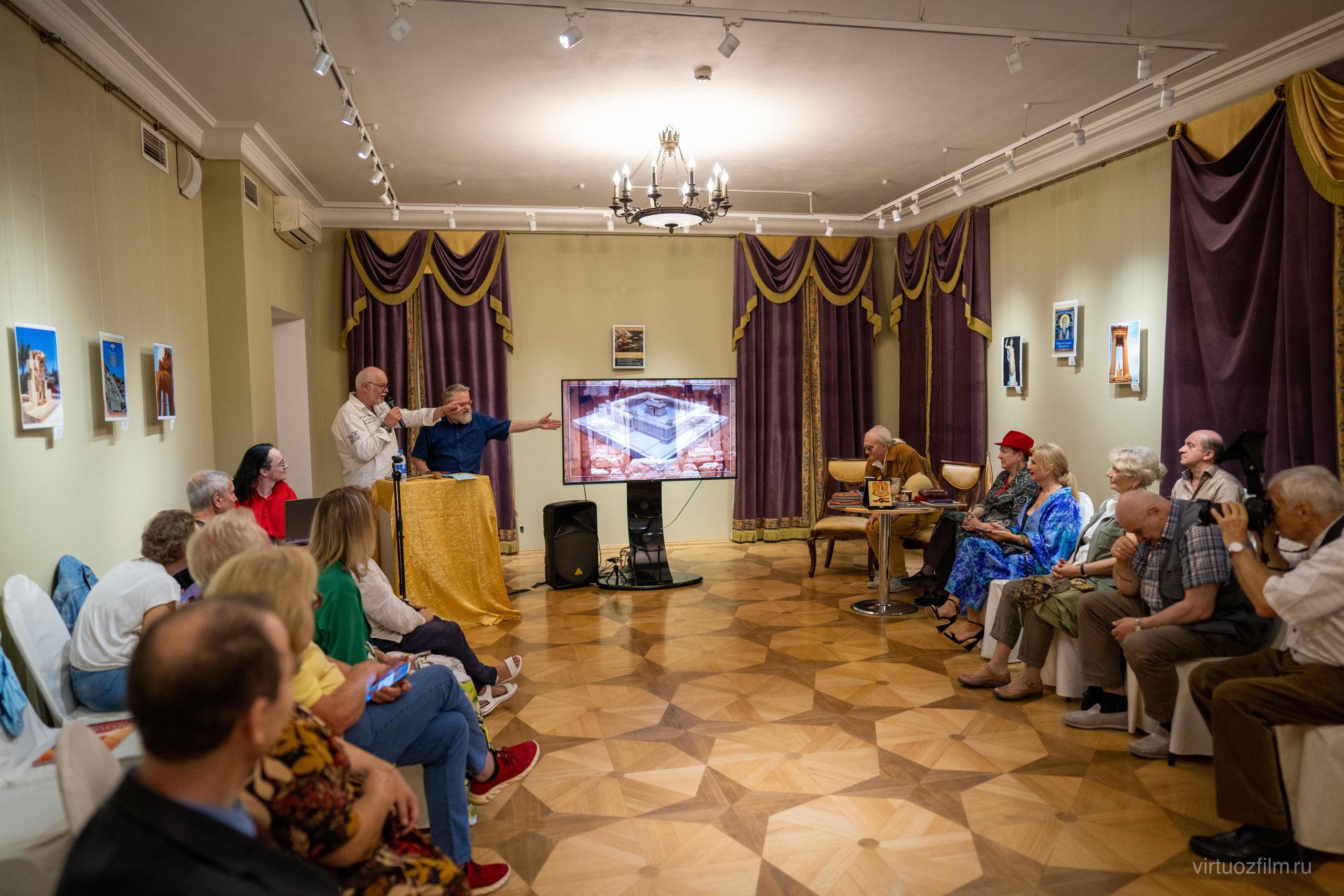 Встреча с писателем и путешественником Андрэ Ролланом