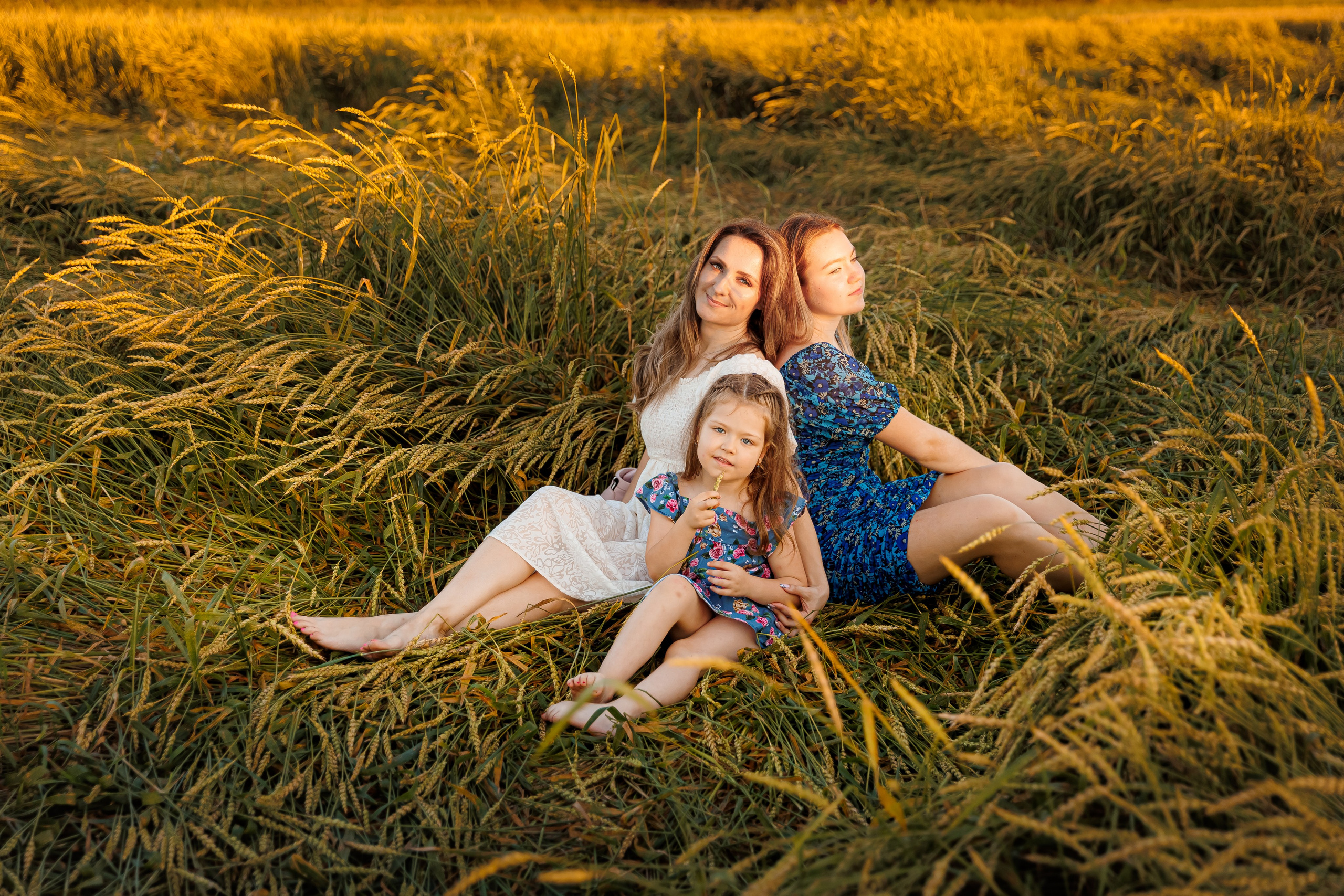 Мама и дочки. Летняя история для Иры, Аленки и Насти. Семейный и детский фотограф Комина Елена, Власиха, Одинцово