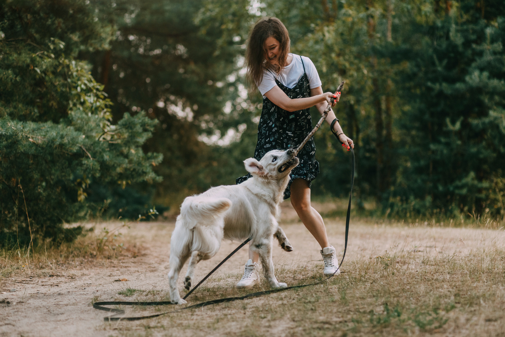 Ольга и Винни. Фотограф-анималист Елена Радченко, Москва