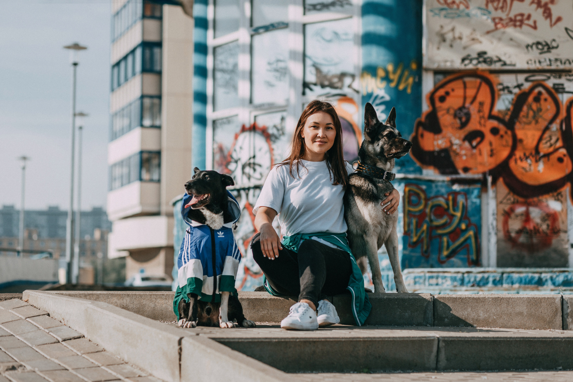 Элина, Слава, Байкал и Аксель. Фотограф-анималист Елена Радченко, Москва