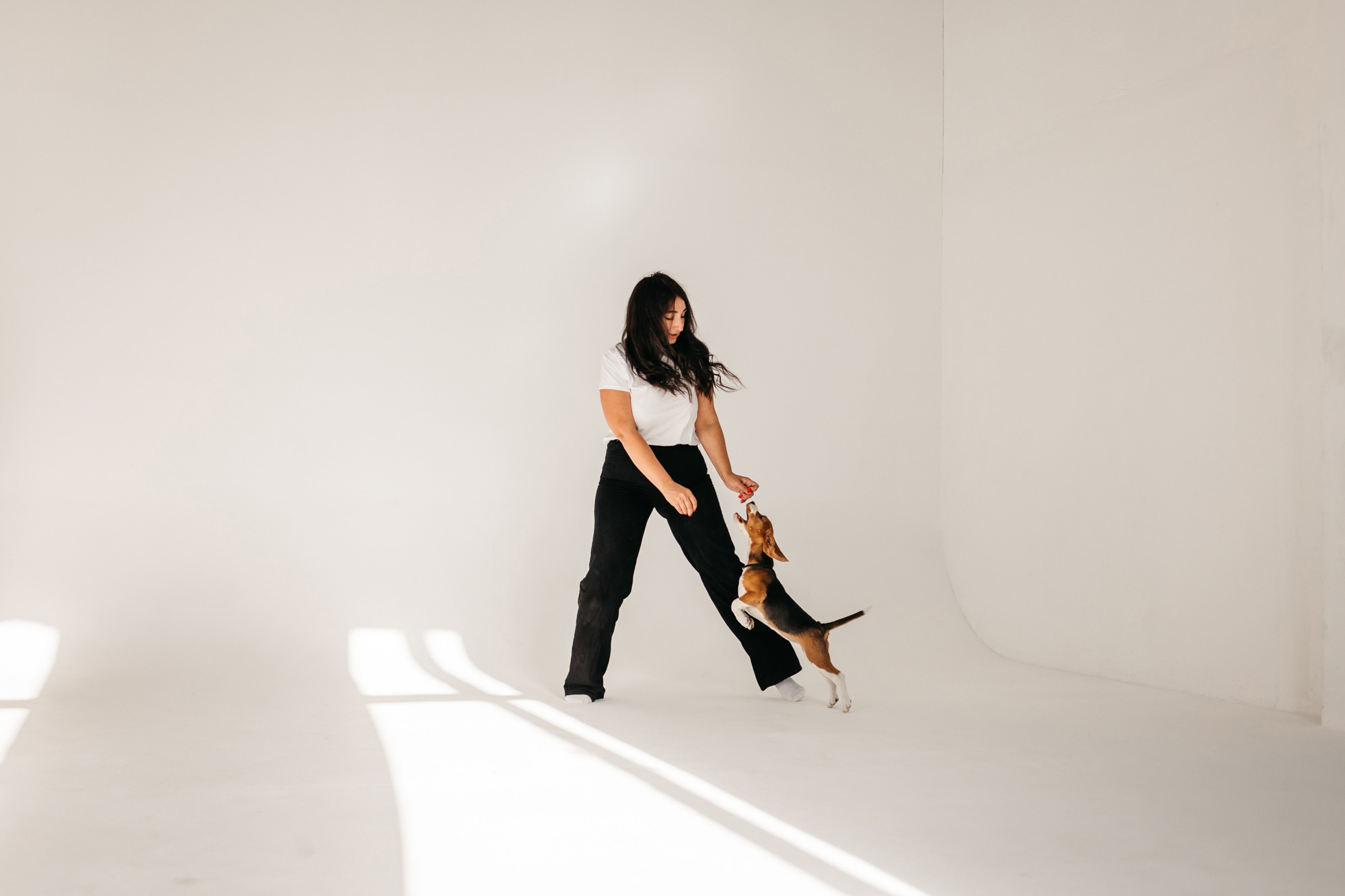 Наталия и Булочка. Фотограф-анималист Елена Радченко, Москва