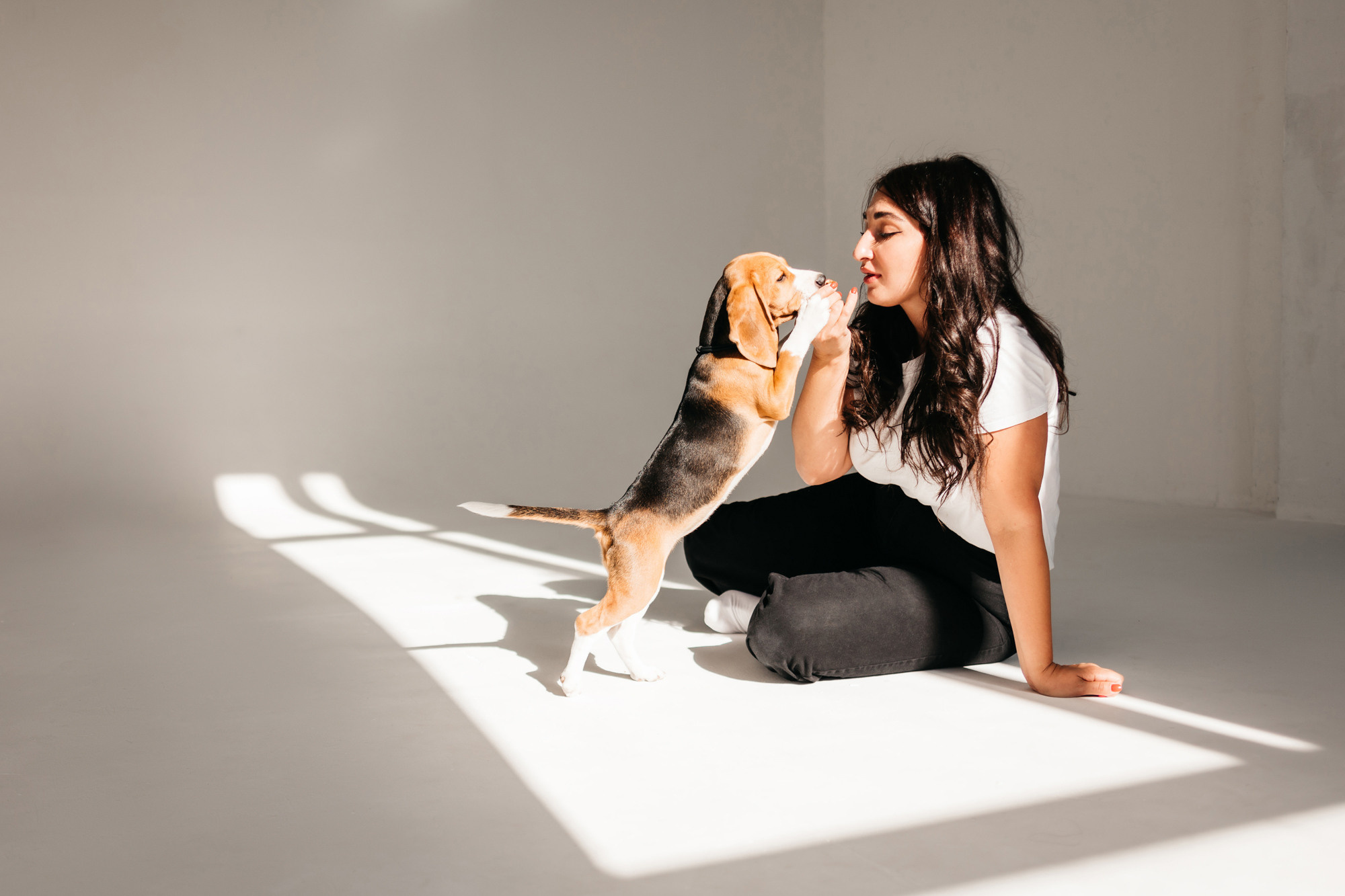 Наталия и Булочка. Фотограф-анималист Елена Радченко, Москва