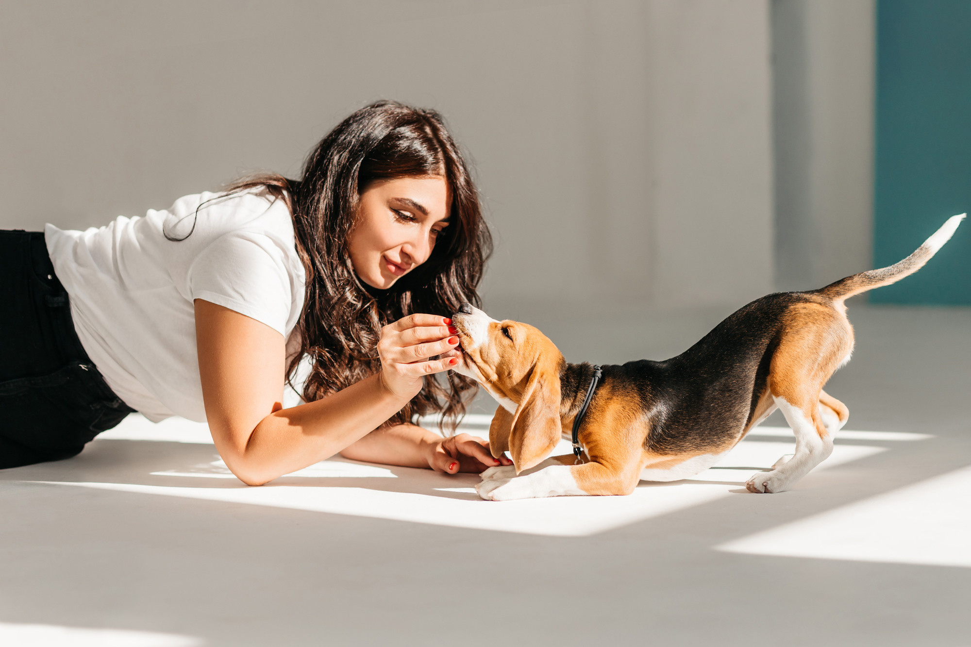 Наталия и Булочка. Фотограф-анималист Елена Радченко, Москва