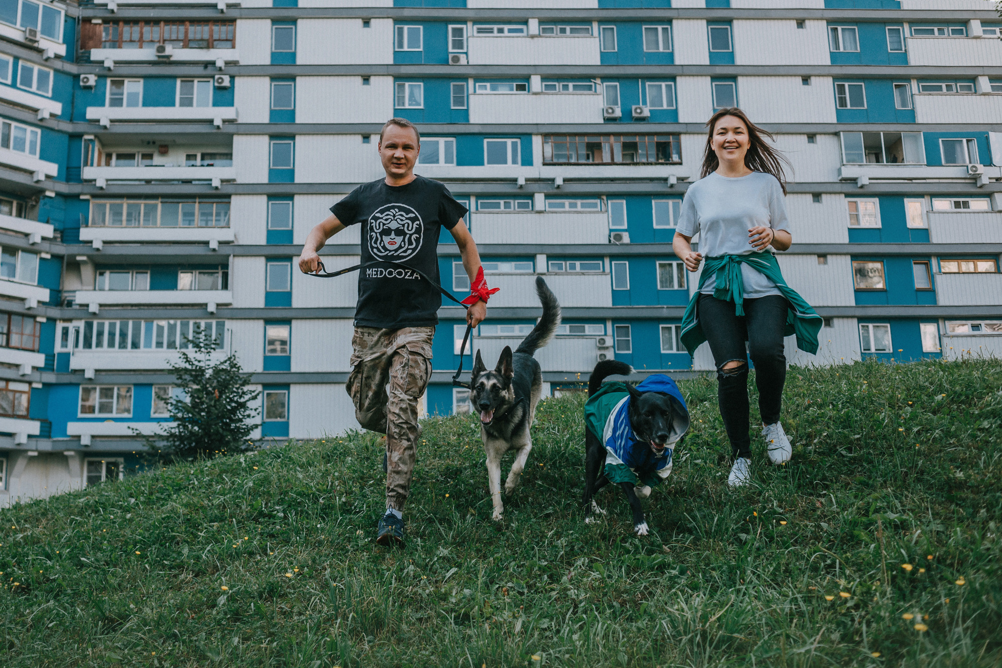 Элина, Слава, Байкал и Аксель. Фотограф-анималист Елена Радченко, Москва