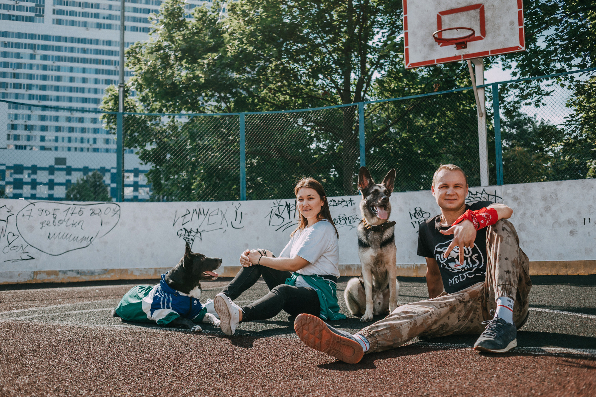 Элина, Слава, Байкал и Аксель. Фотограф-анималист Елена Радченко, Москва
