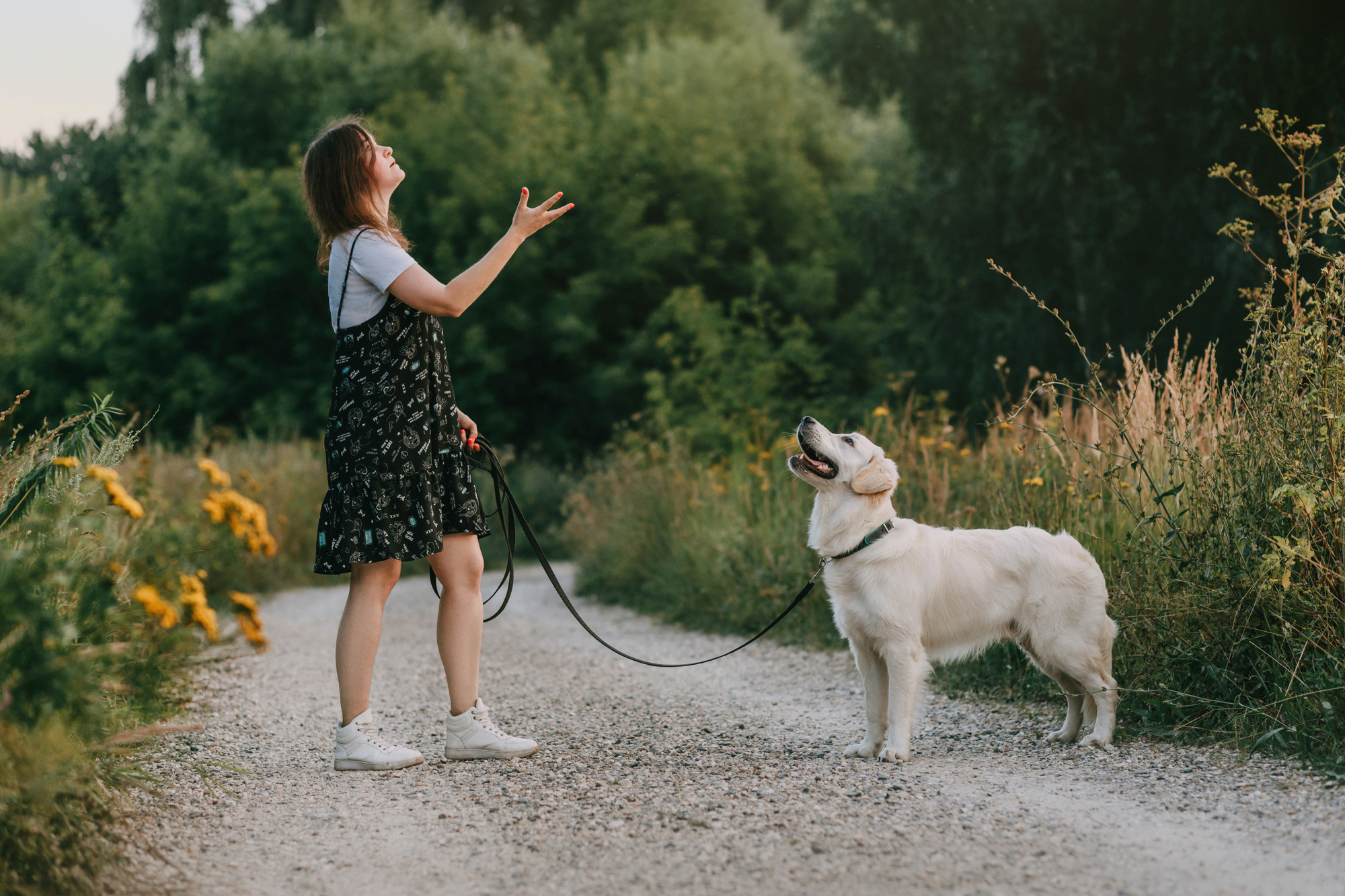 Ольга и Винни. Фотограф-анималист Елена Радченко, Москва