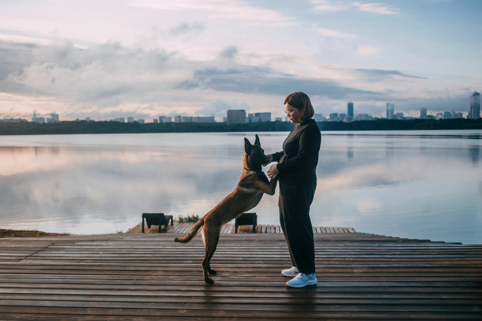 Полина и Ишка. Фотограф-анималист Елена Радченко, Москва