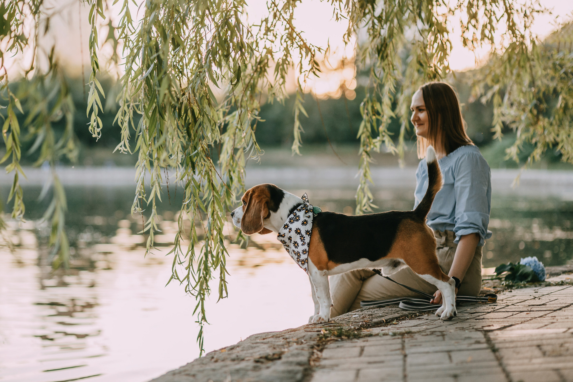 Марина, Максим и Дэй. Фотограф-анималист Елена Радченко, Москва