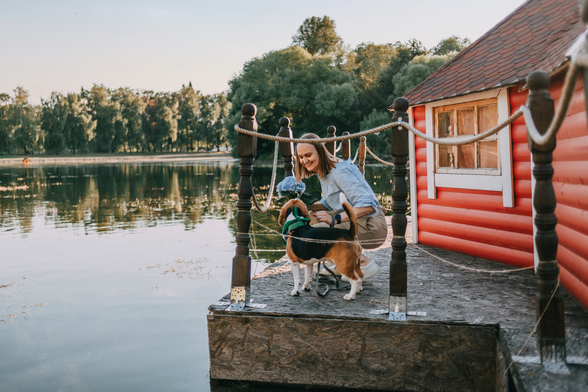 Марина, Максим и Дэй. Фотограф-анималист Елена Радченко, Москва