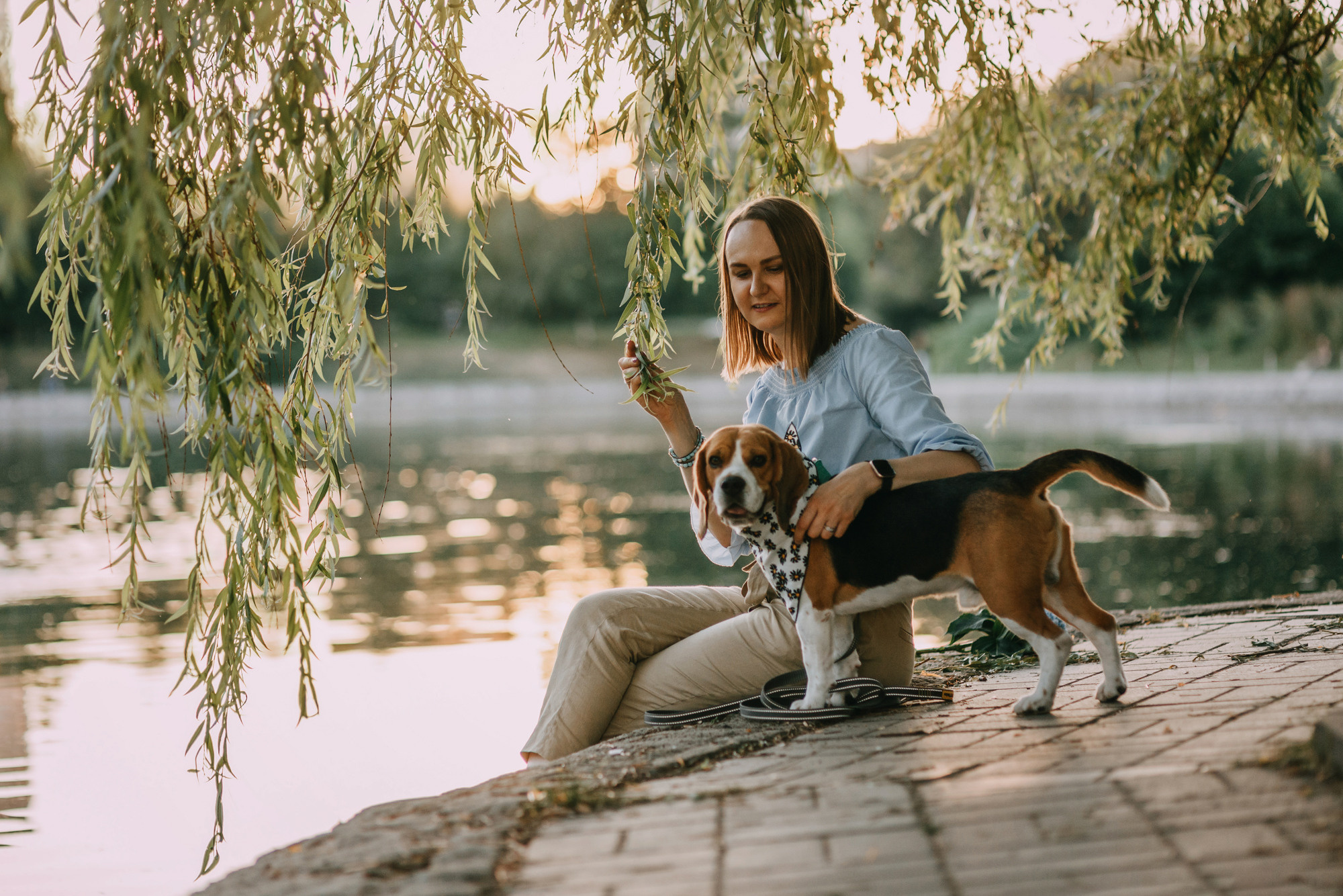 Марина, Максим и Дэй. Фотограф-анималист Елена Радченко, Москва