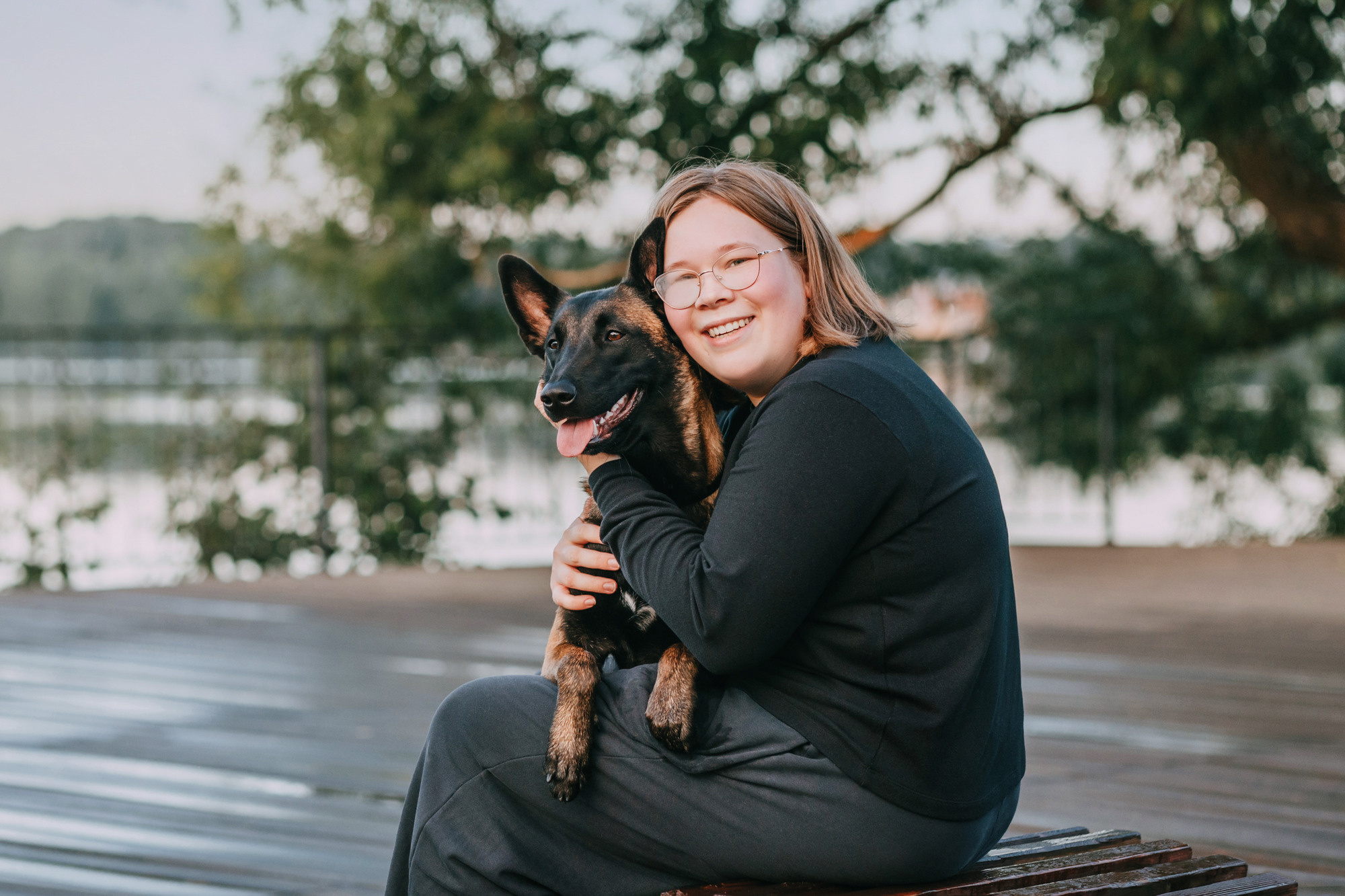 Полина и Ишка. Фотограф-анималист Елена Радченко, Москва