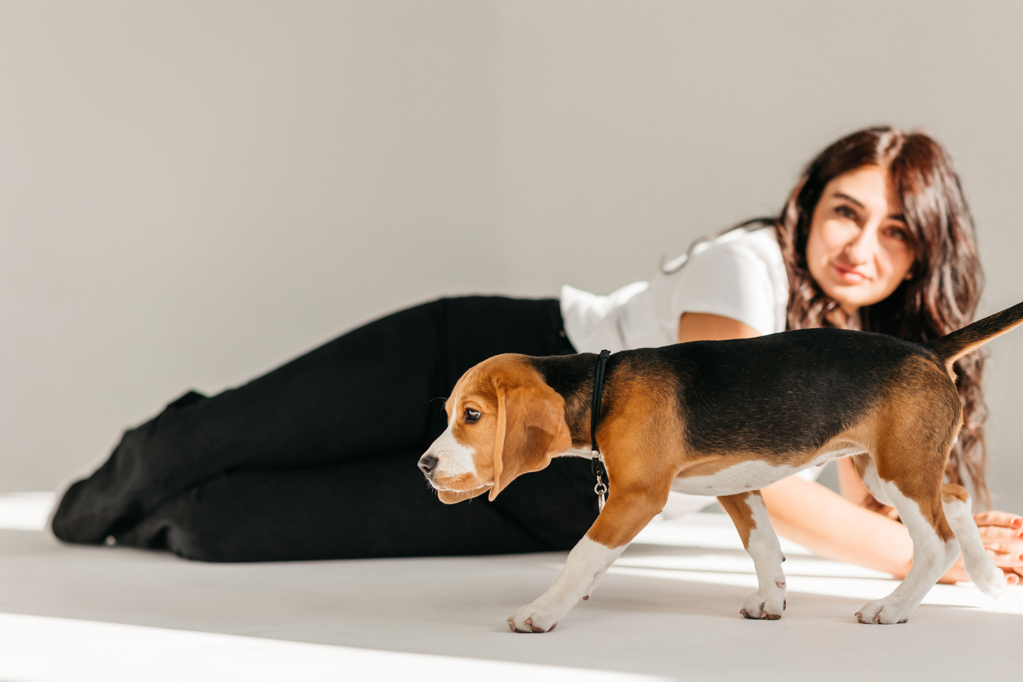 Наталия и Булочка. Фотограф-анималист Елена Радченко, Москва