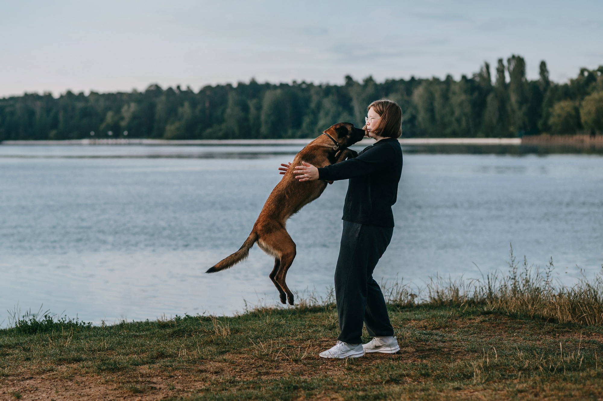 Полина и Ишка. Фотограф-анималист Елена Радченко, Москва
