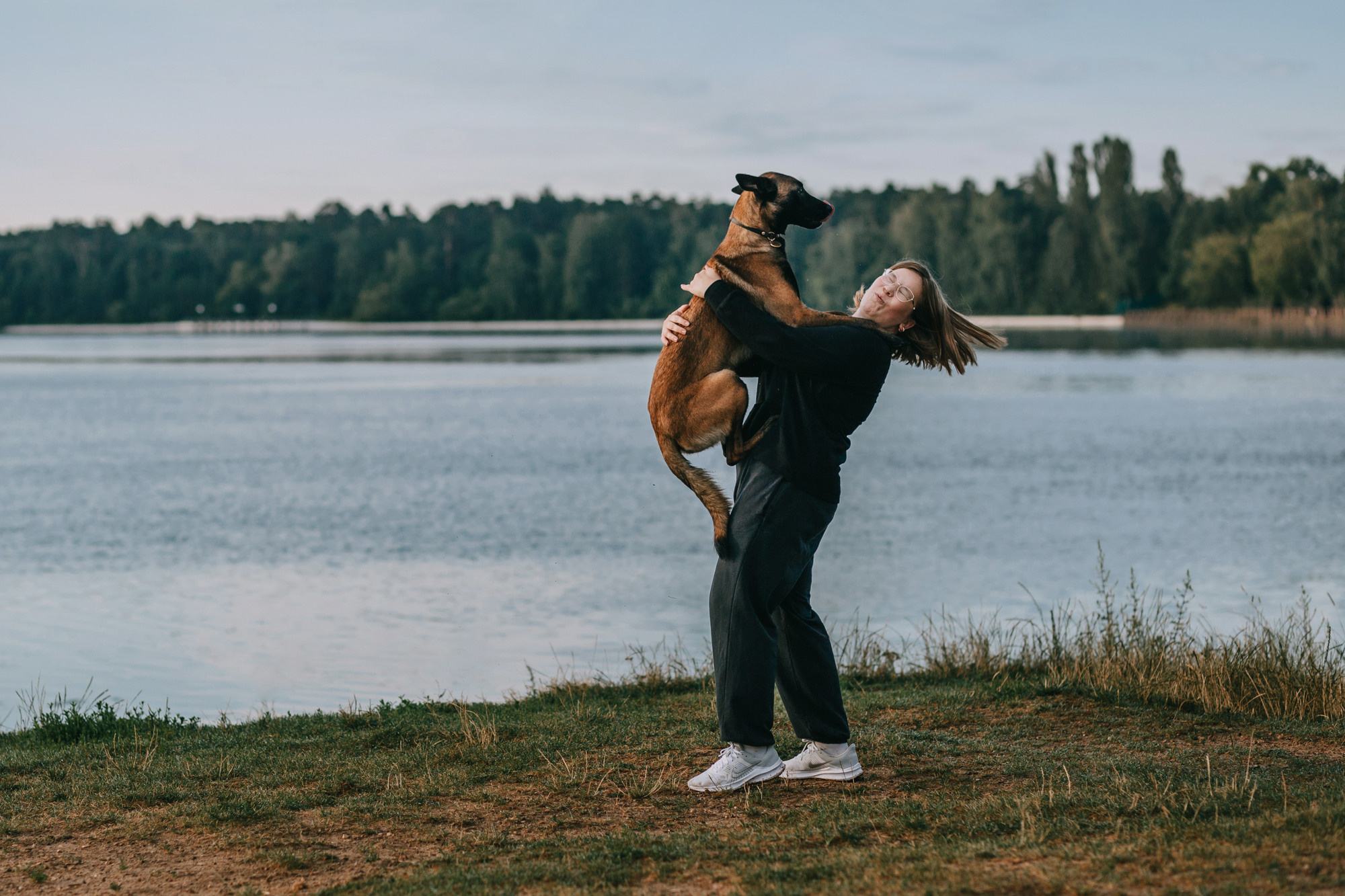 Полина и Ишка. Фотограф-анималист Елена Радченко, Москва