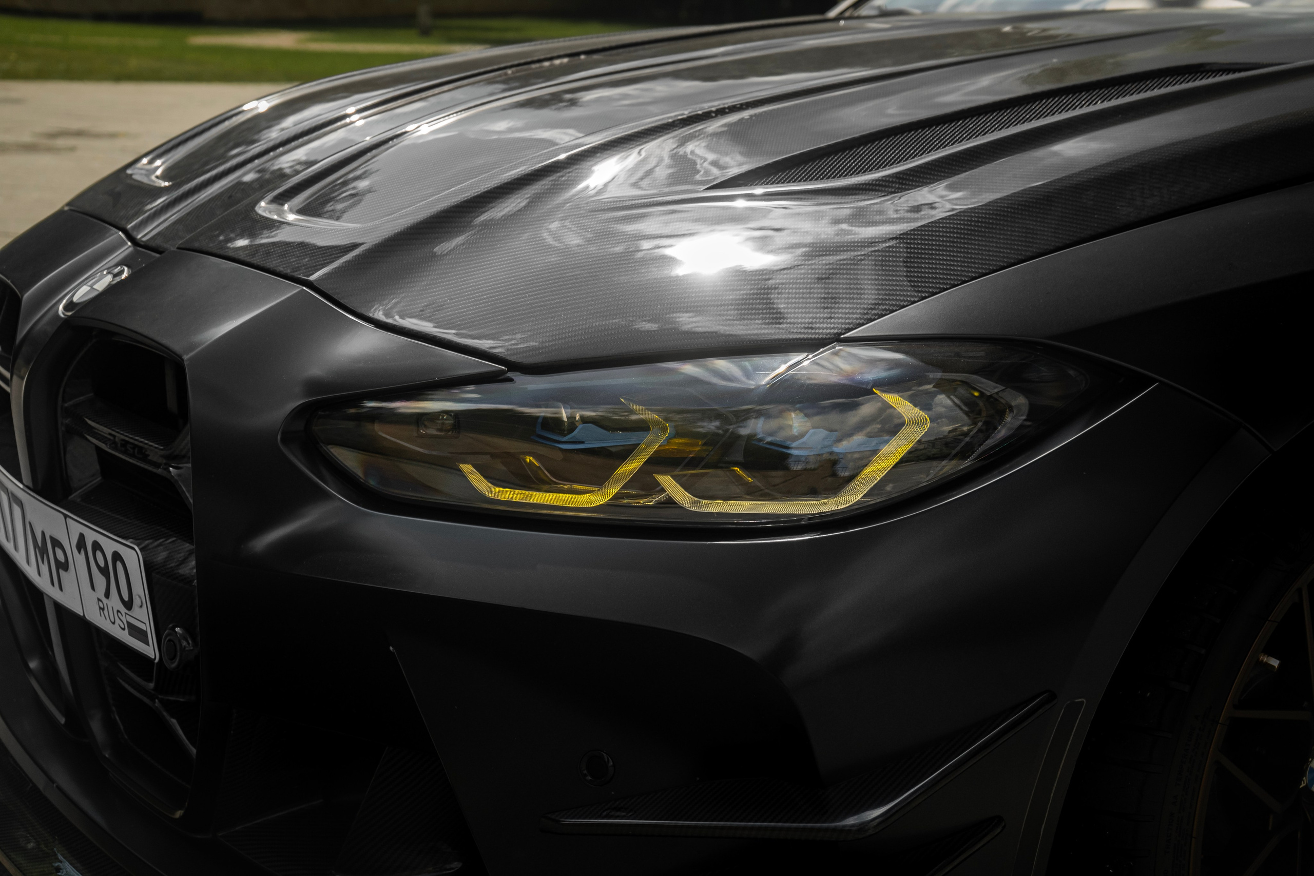 BMW M4 (Black matte). Автомобильный фотограф Ногинск Денис Городок
