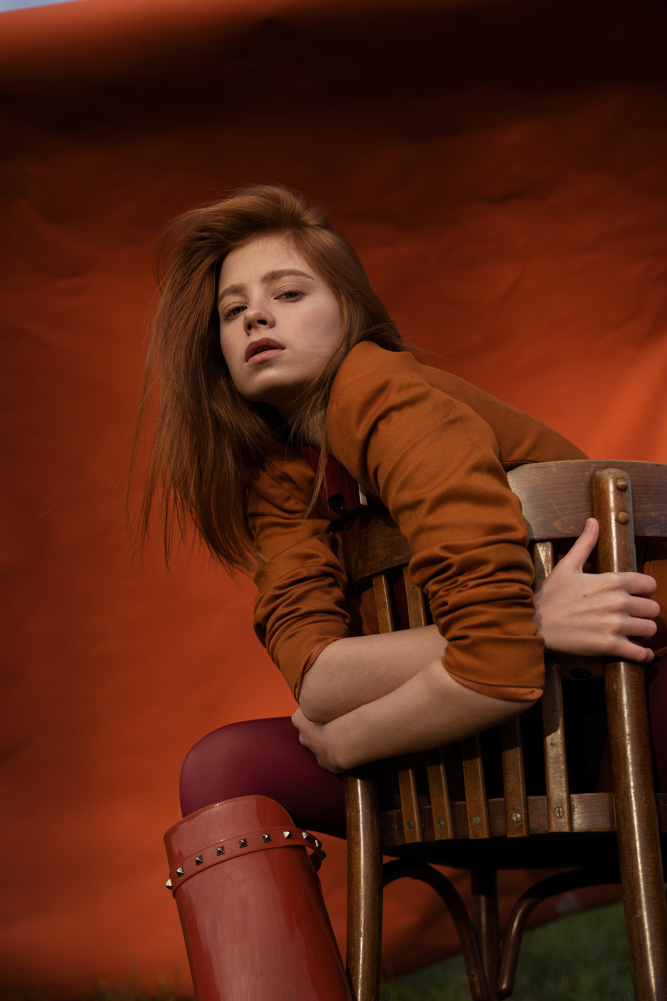 Диана. Осень. Поле. Свадебный фотограф в СПб Сергей Малиновский