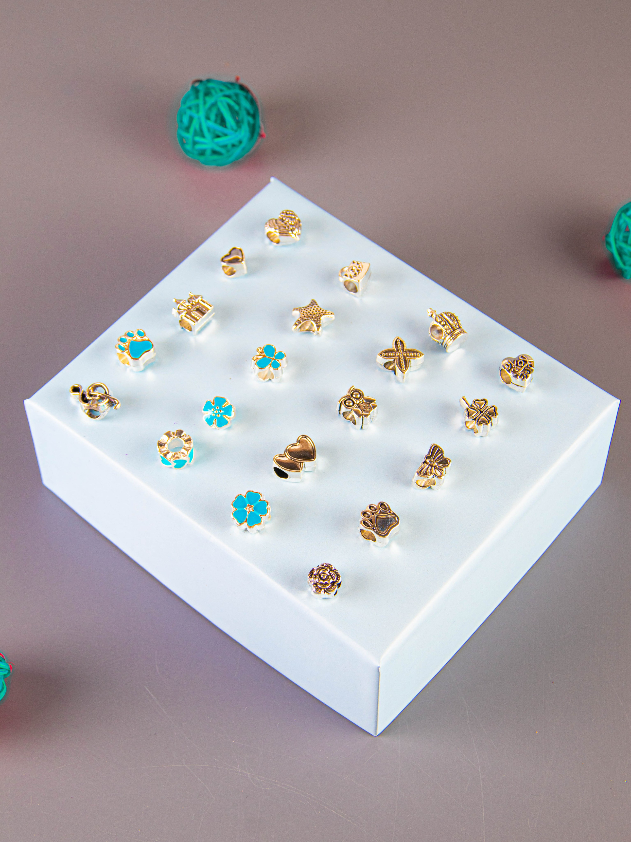 Набор по созданию браслетов (голубой). «Матрица»