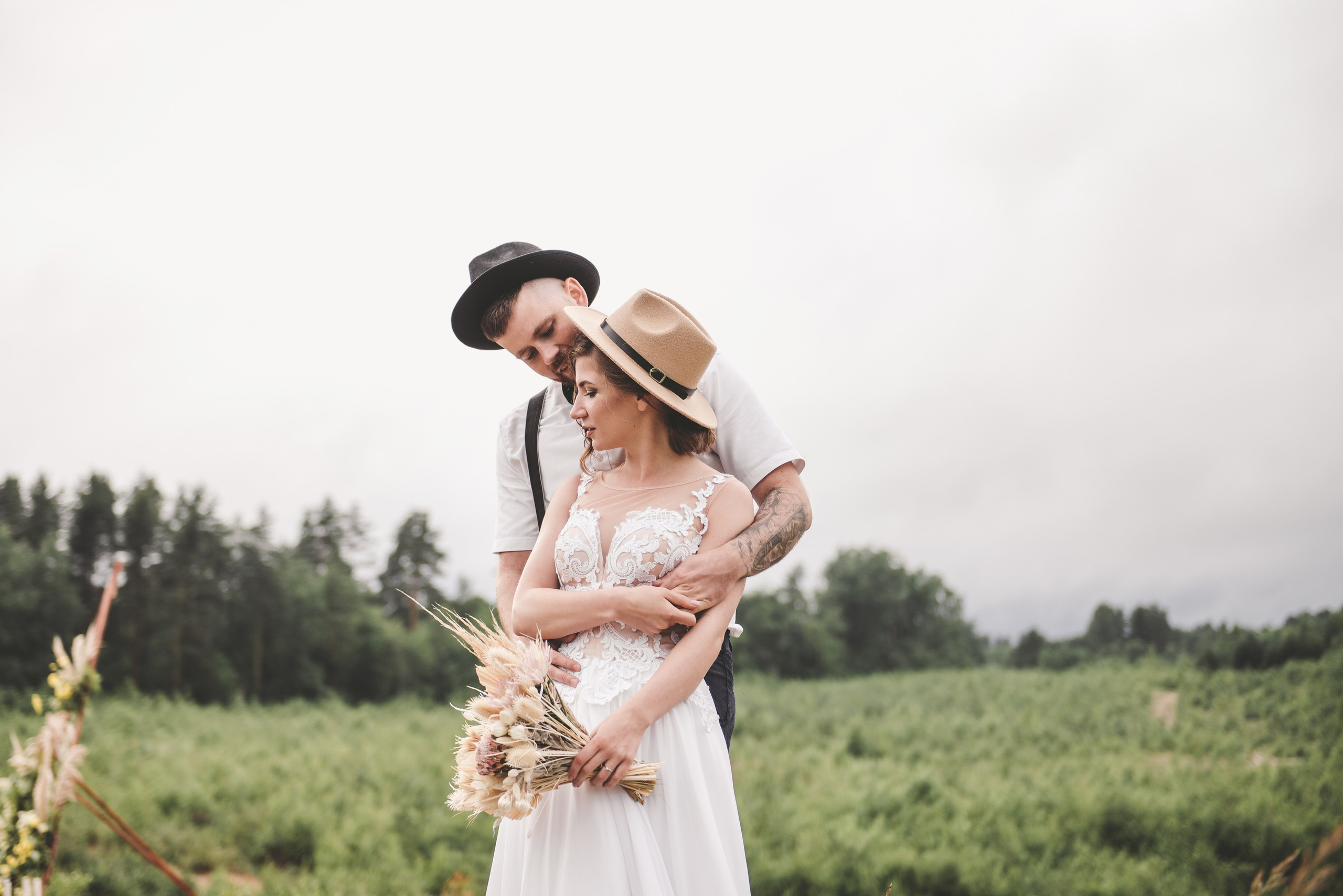 Выездная регистрация на песчаном карьере. Свадебный и семейный фотограф София Невская