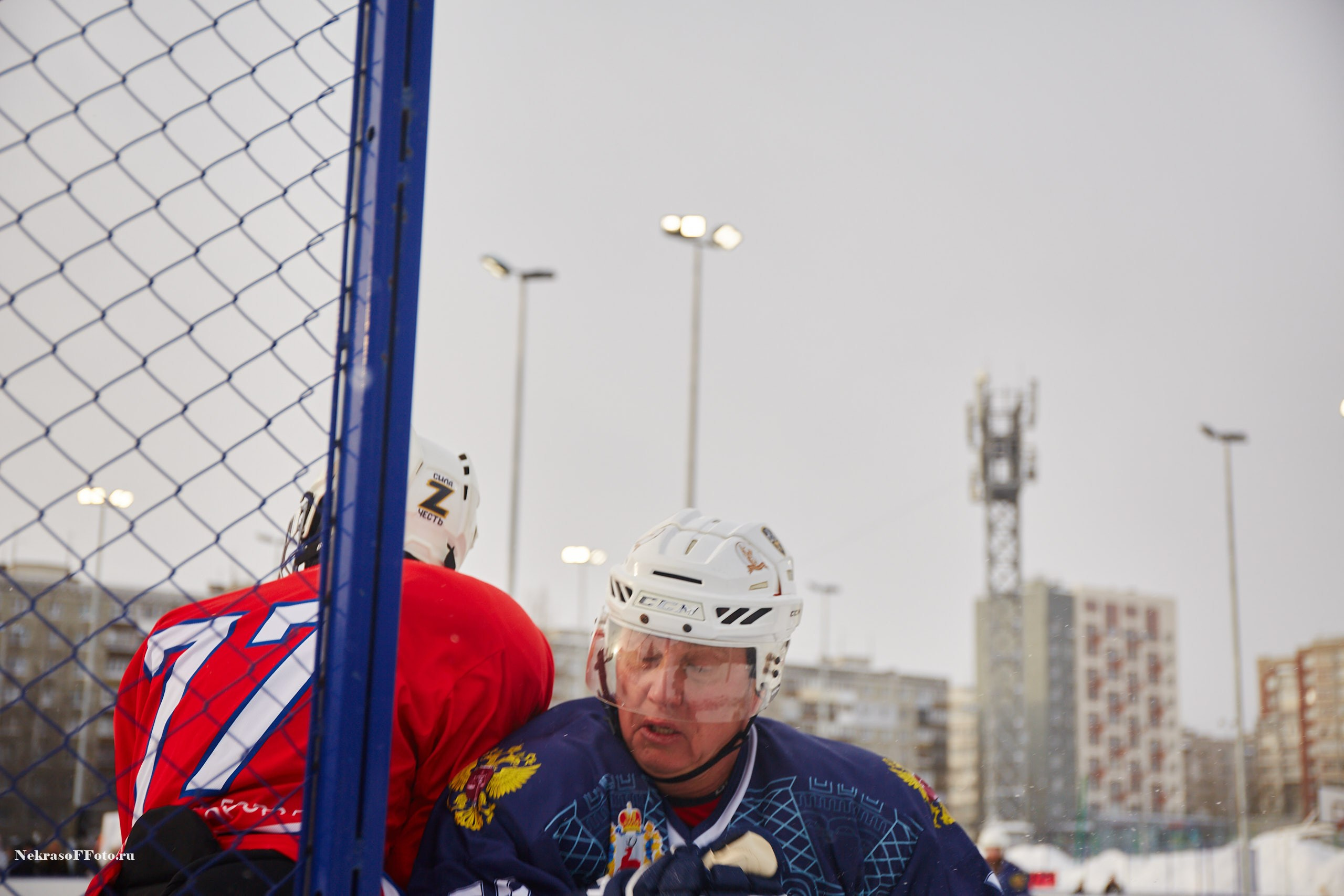 Турнир по хоккею «Русская классика» в рамках Офицерской хоккейной лиги. Спортивный фотограф Некрасов Денис