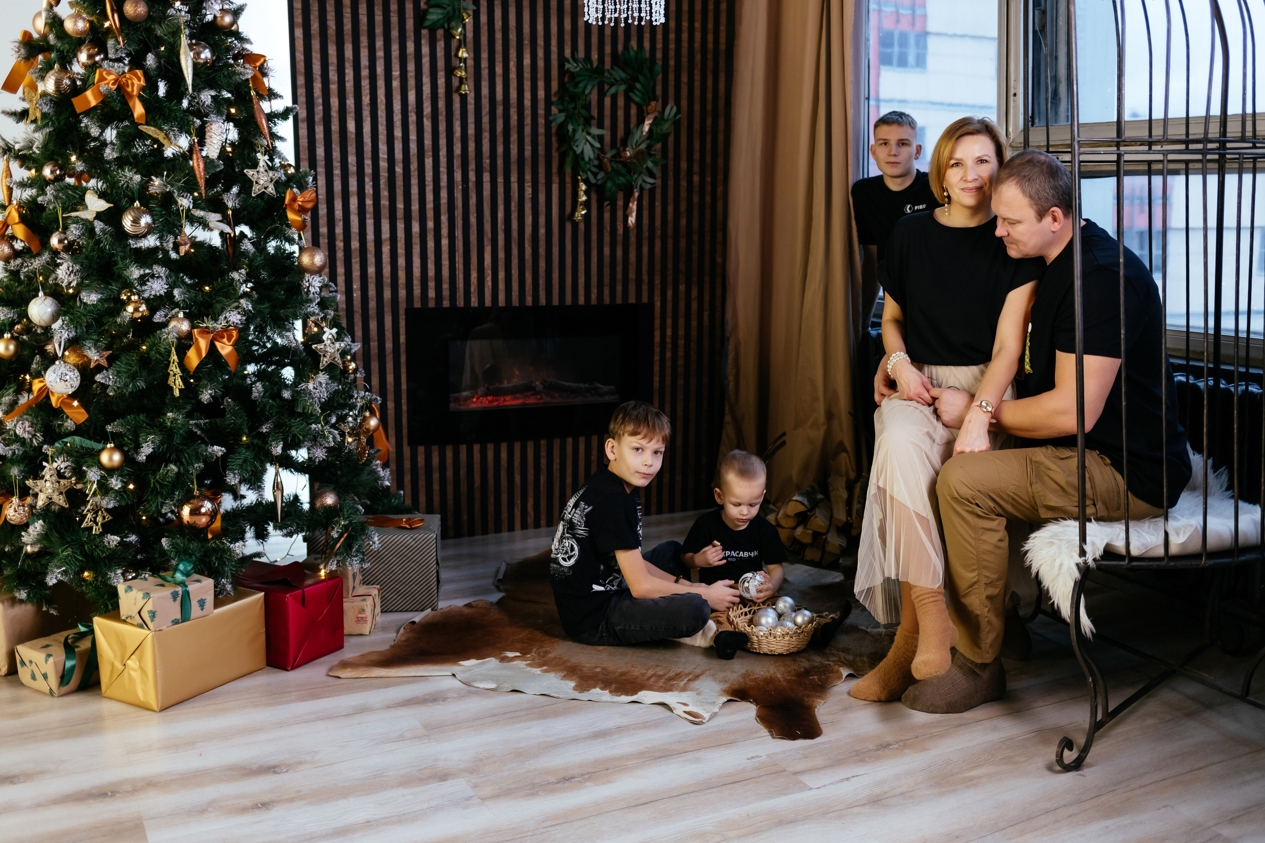 Новогодняя семейная съёмка. EtoStudio. Семейный фотограф в Минске Приболовец Светлана