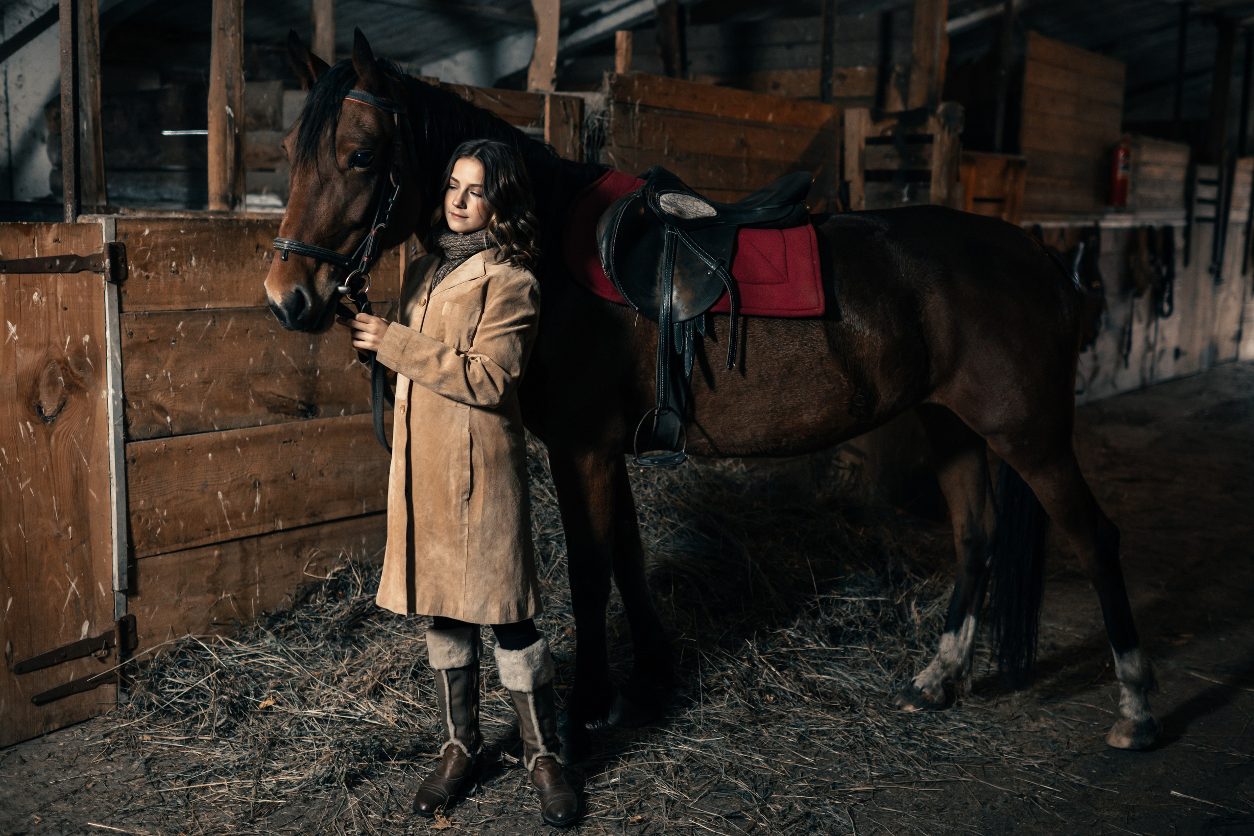 На конюшне. Belichev45foto.ru