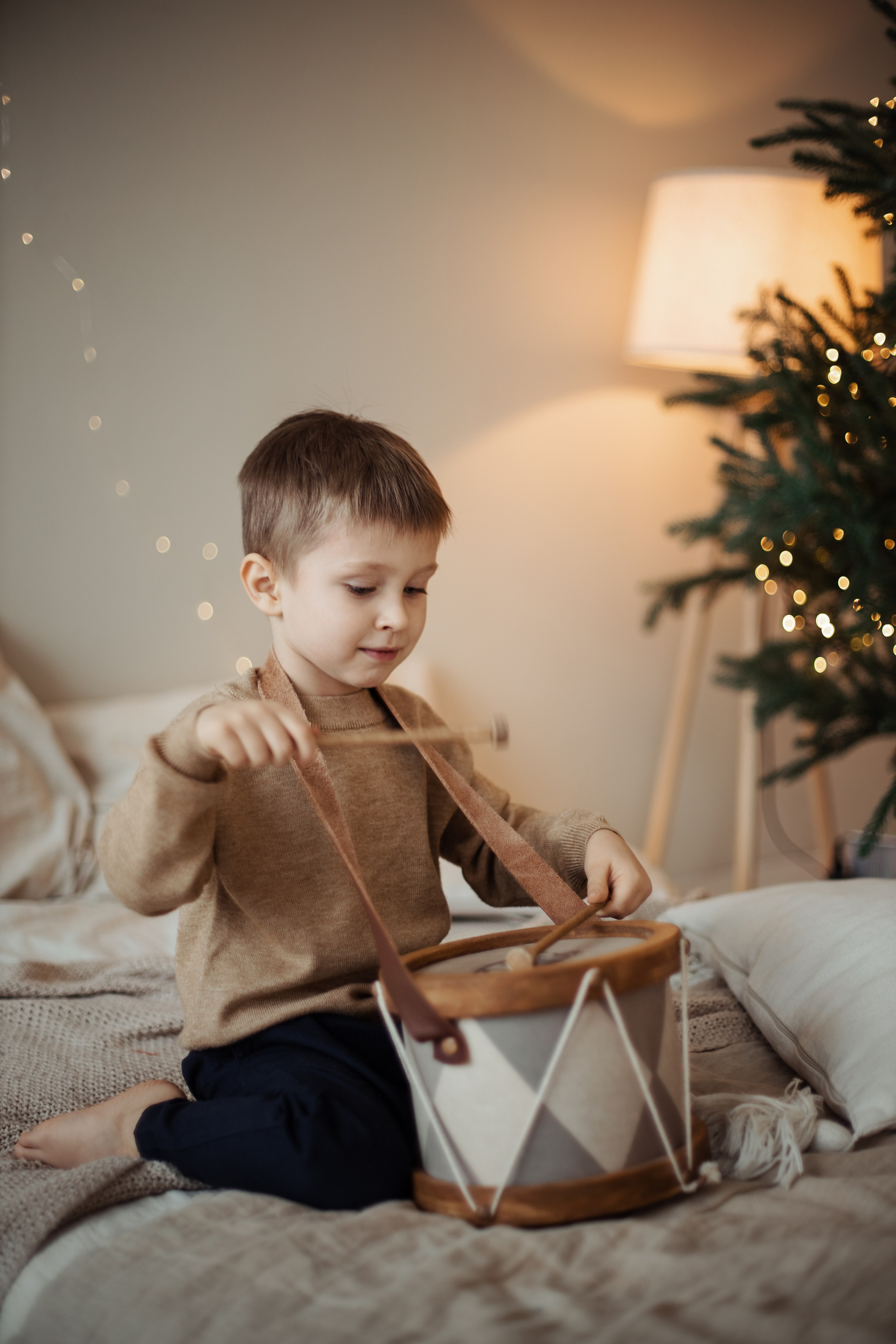 Новогодняя съёмка в студии. Фотограф Анна Лазарева