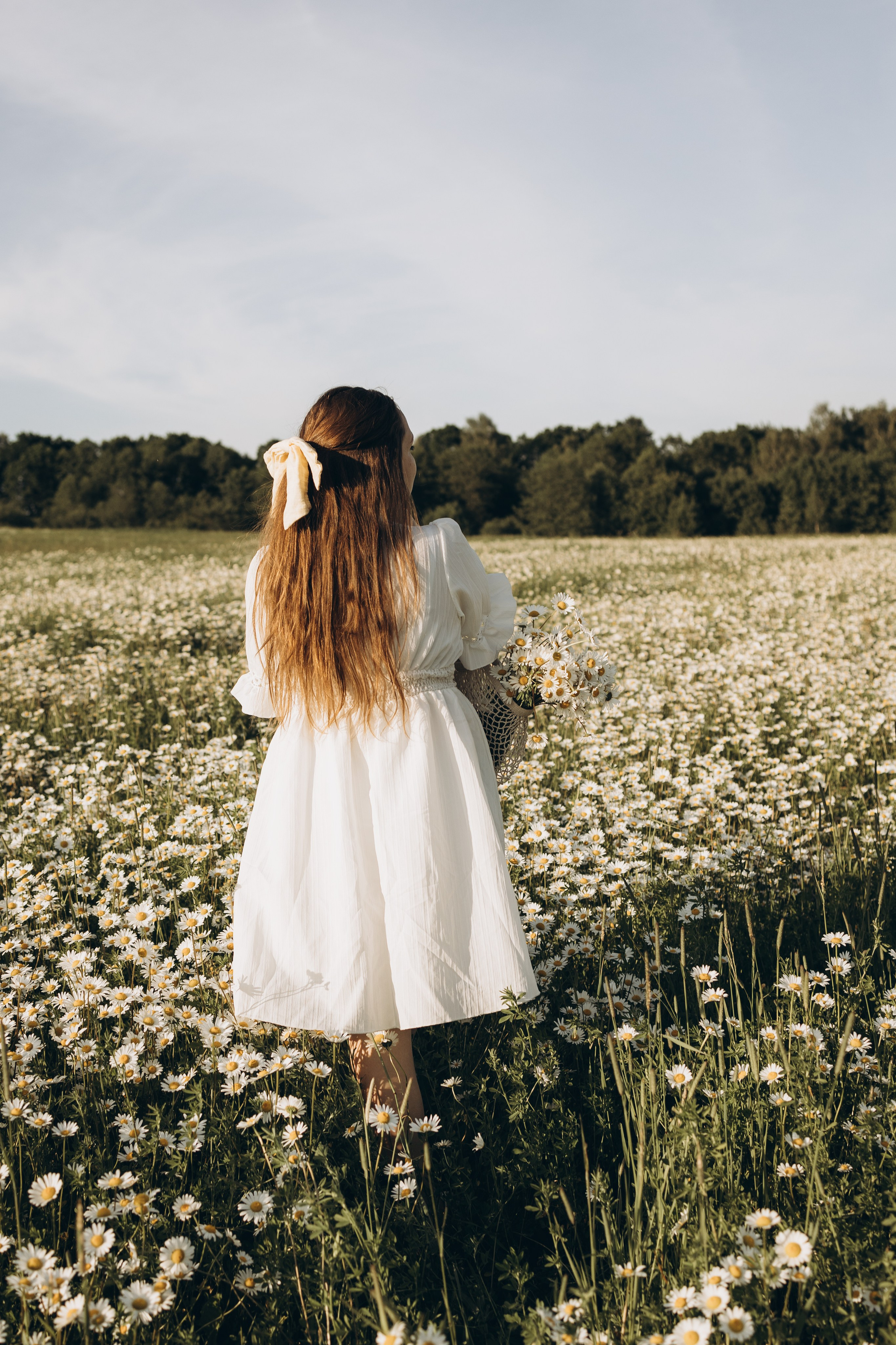 Маша и ромашки. Семейный фотограф в Москве Виктория Ястребинская