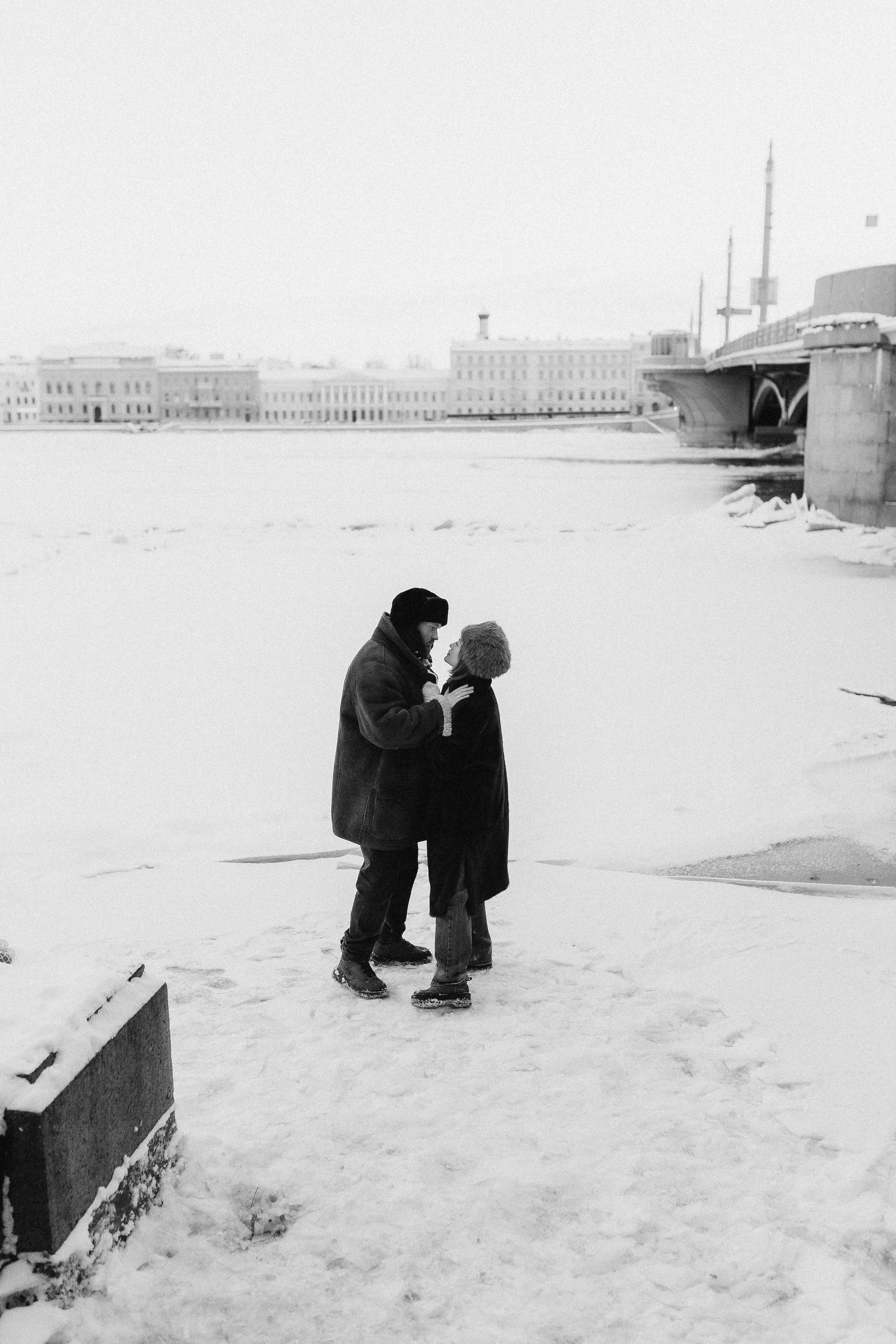 LoveStory зимняя. Фотограф Санкт-Петербург Князева Елизавета