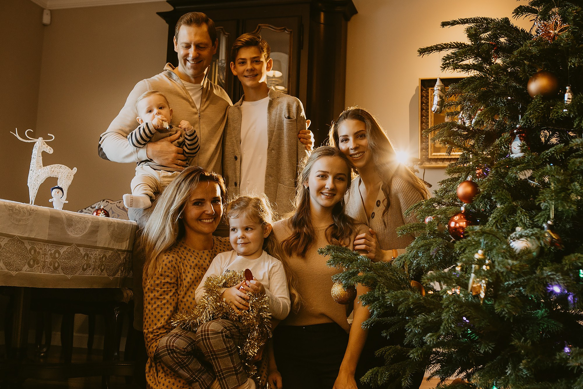 Новогодняя фотосессия дома. Семейный фотограф Маша Тимофеева | Москва