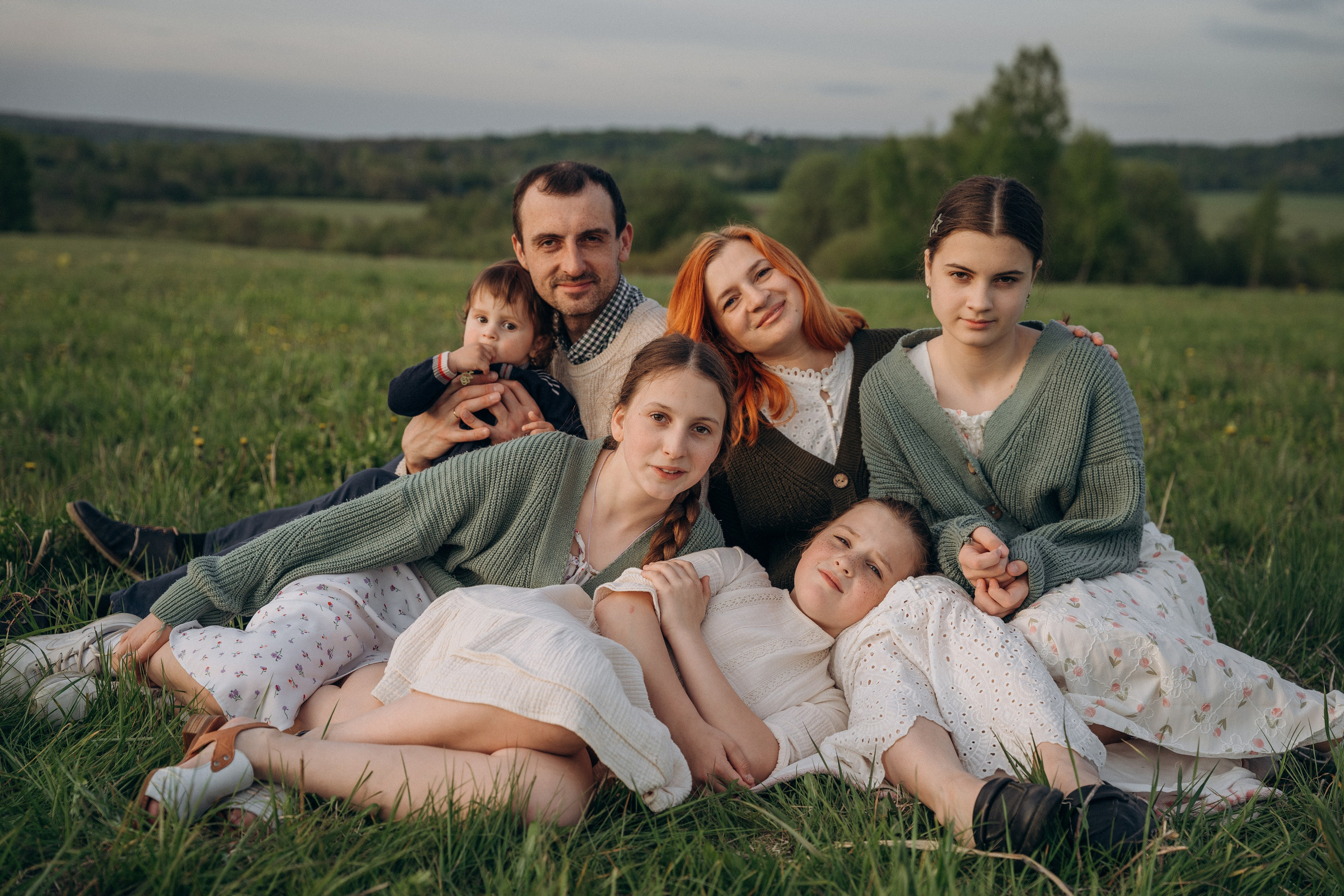 Семья Коломиных. Семейный фотограф в Клину и Москве Елена Храпунова