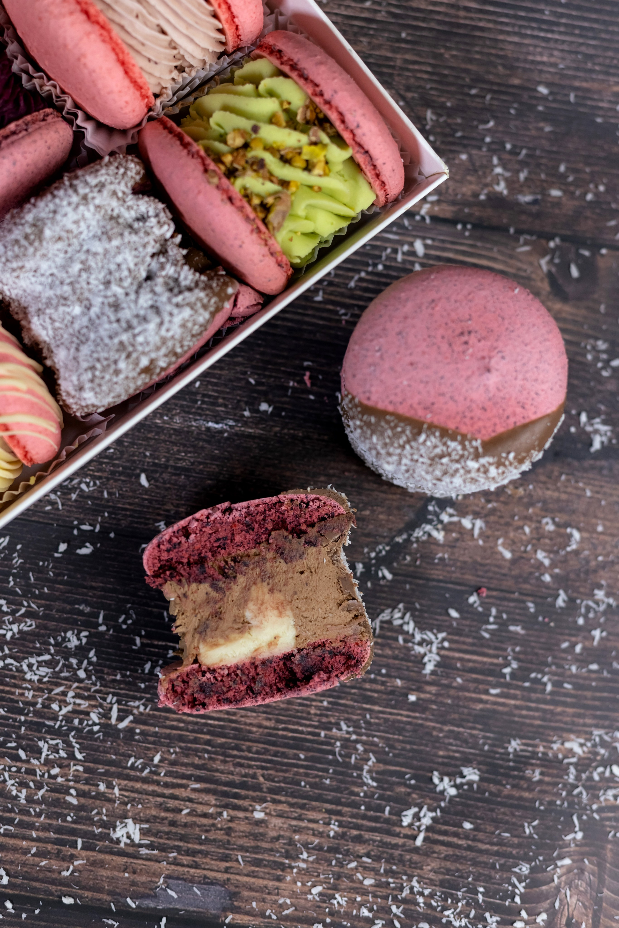 Пирожные макарунсы. Фотограф Полина Закирова