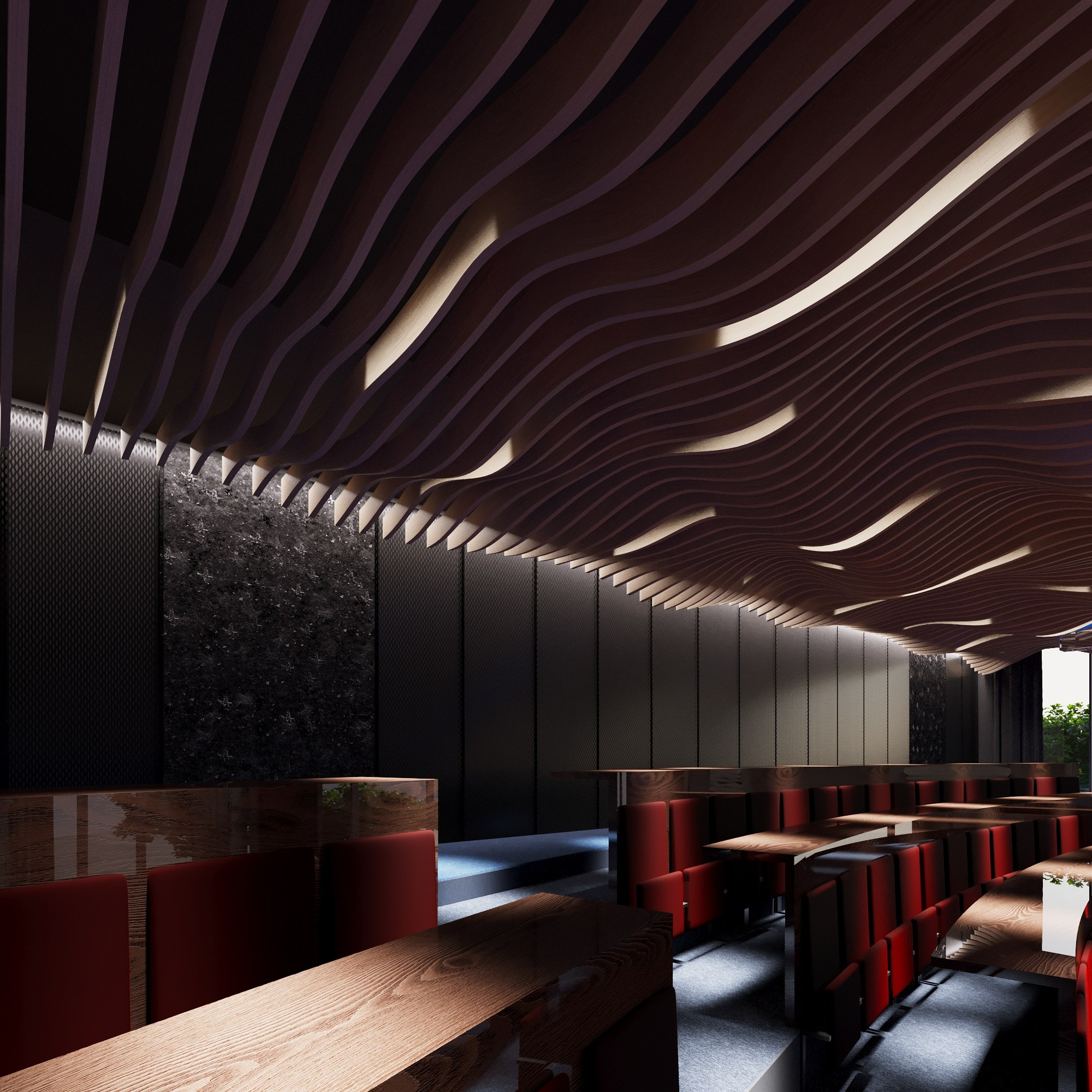 Marine Institute Auditorium — 3D Visualization of Educational Hall. 3D INTERIOR AND ARCHITECTURE VISUALIZATION