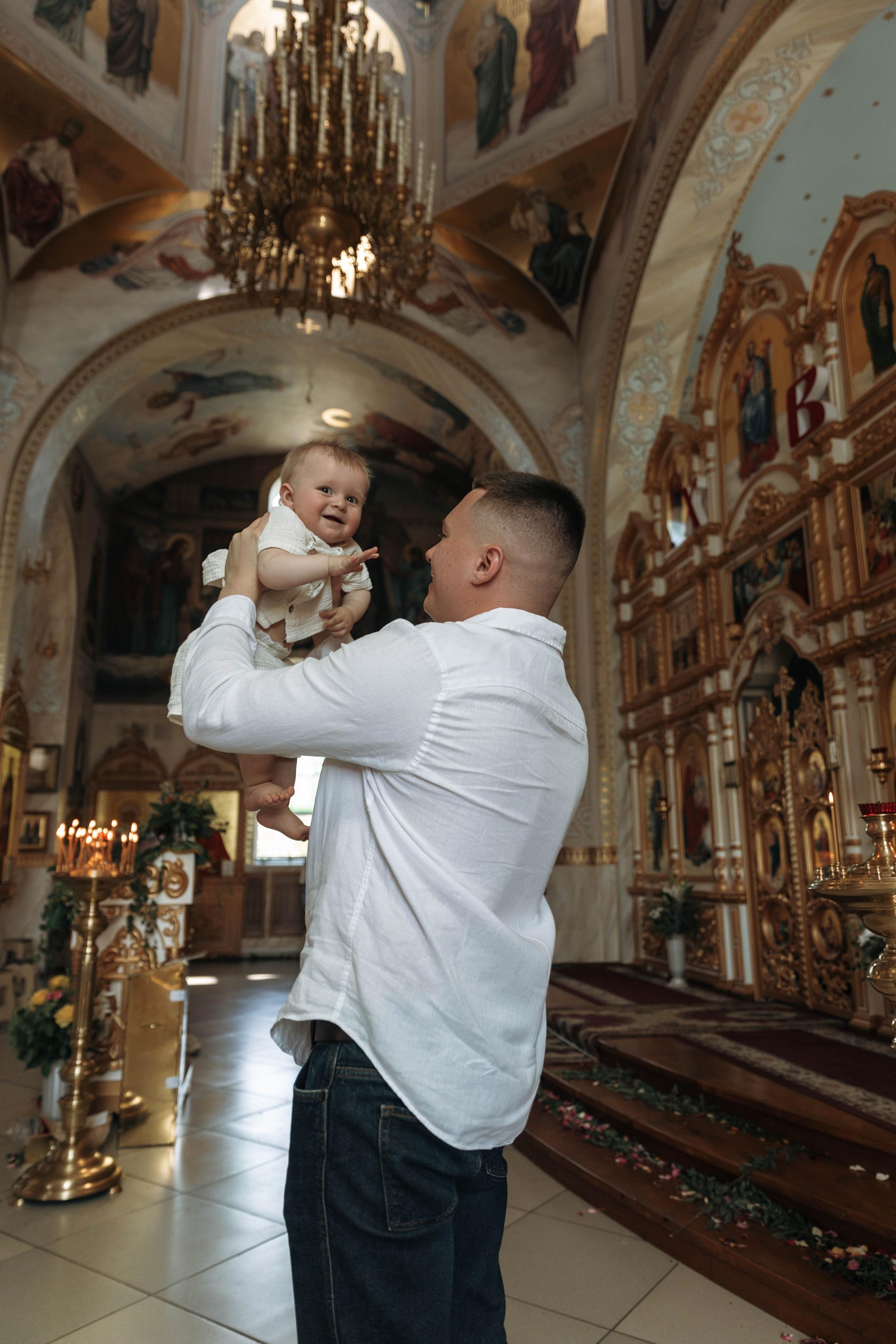 Таинство Крещения Льва. Фотограф Сальск Катерина