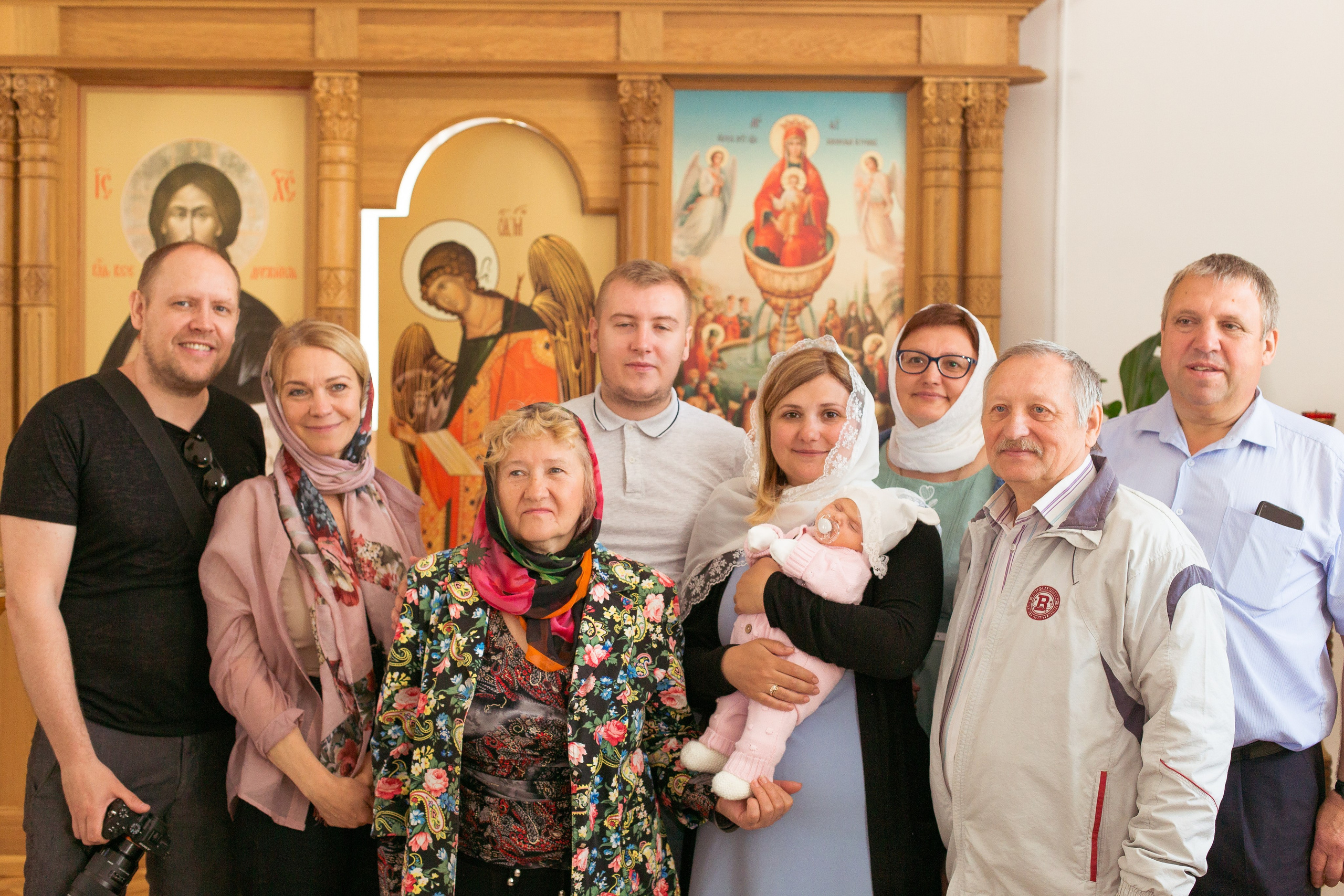 Крещение Ульяны. Успенская церковь. Фотограф новорожденных и детский в Сергиевом Посаде Кругликова Юлия