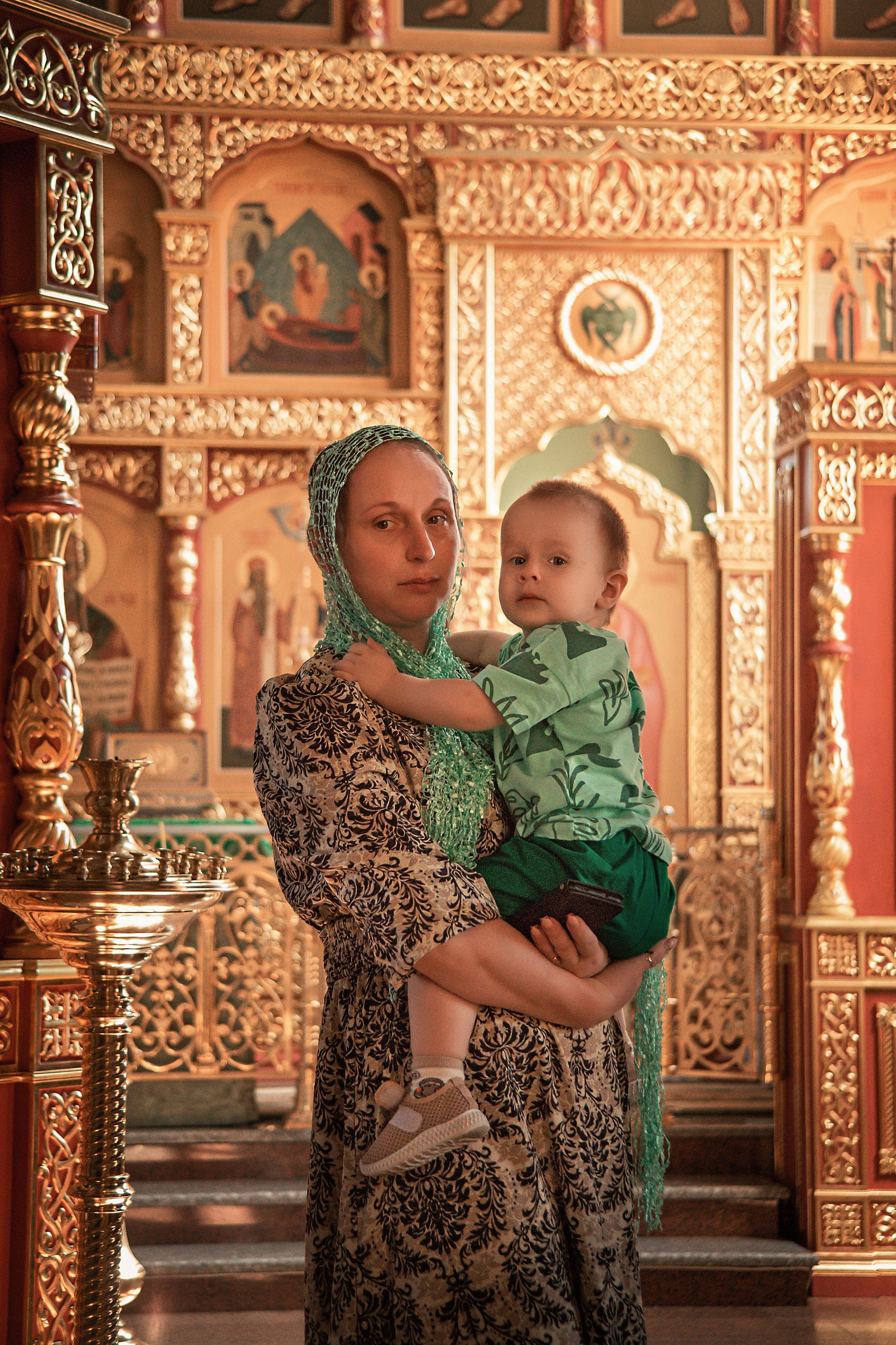Общее крещение. Семейный и детский фотограф в Москве Ольга Кривенцова