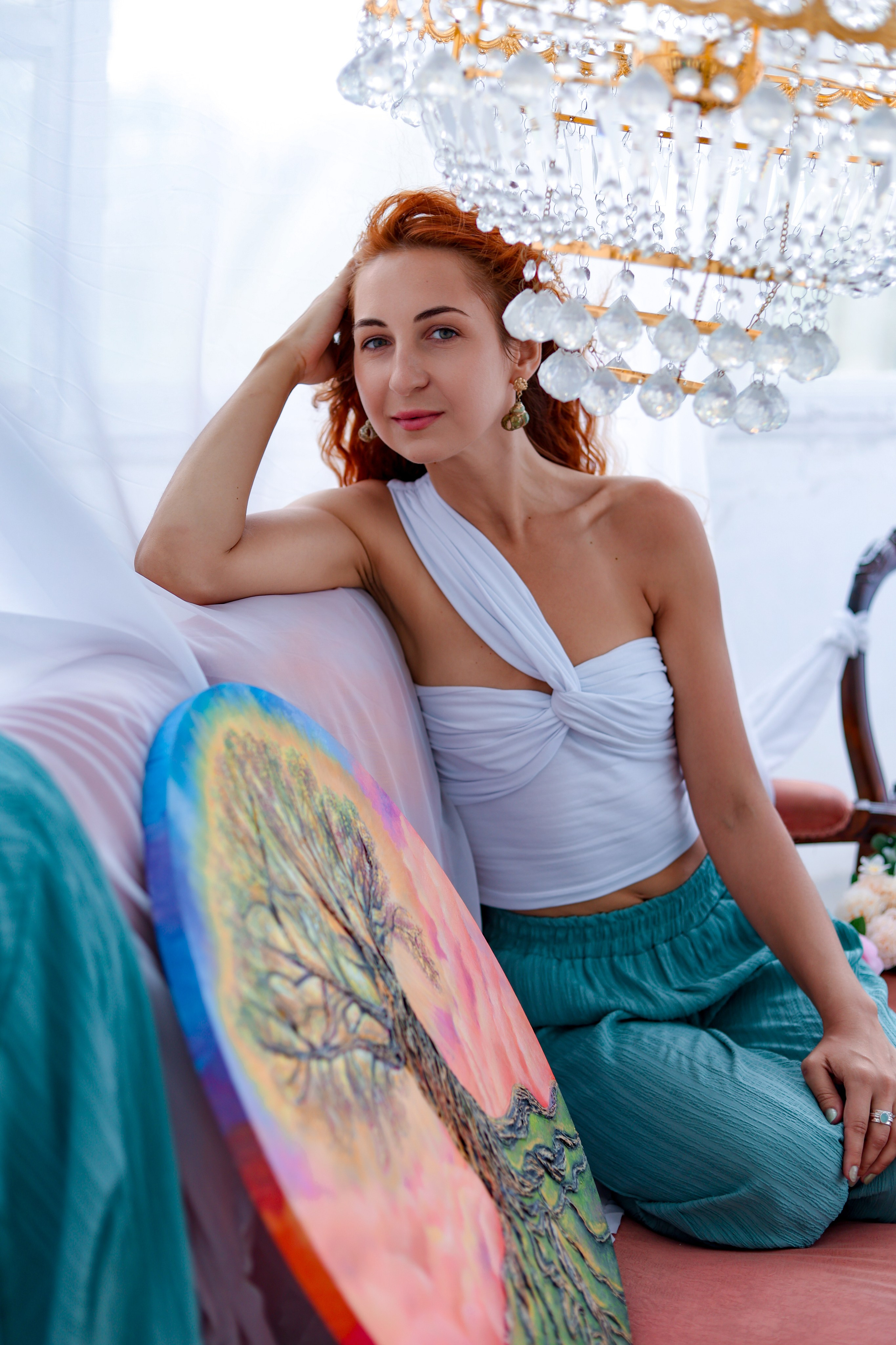 Фотосессия в студии художника. Портретный фотограф в Санкт-Петербурге Анастасия Епифанова