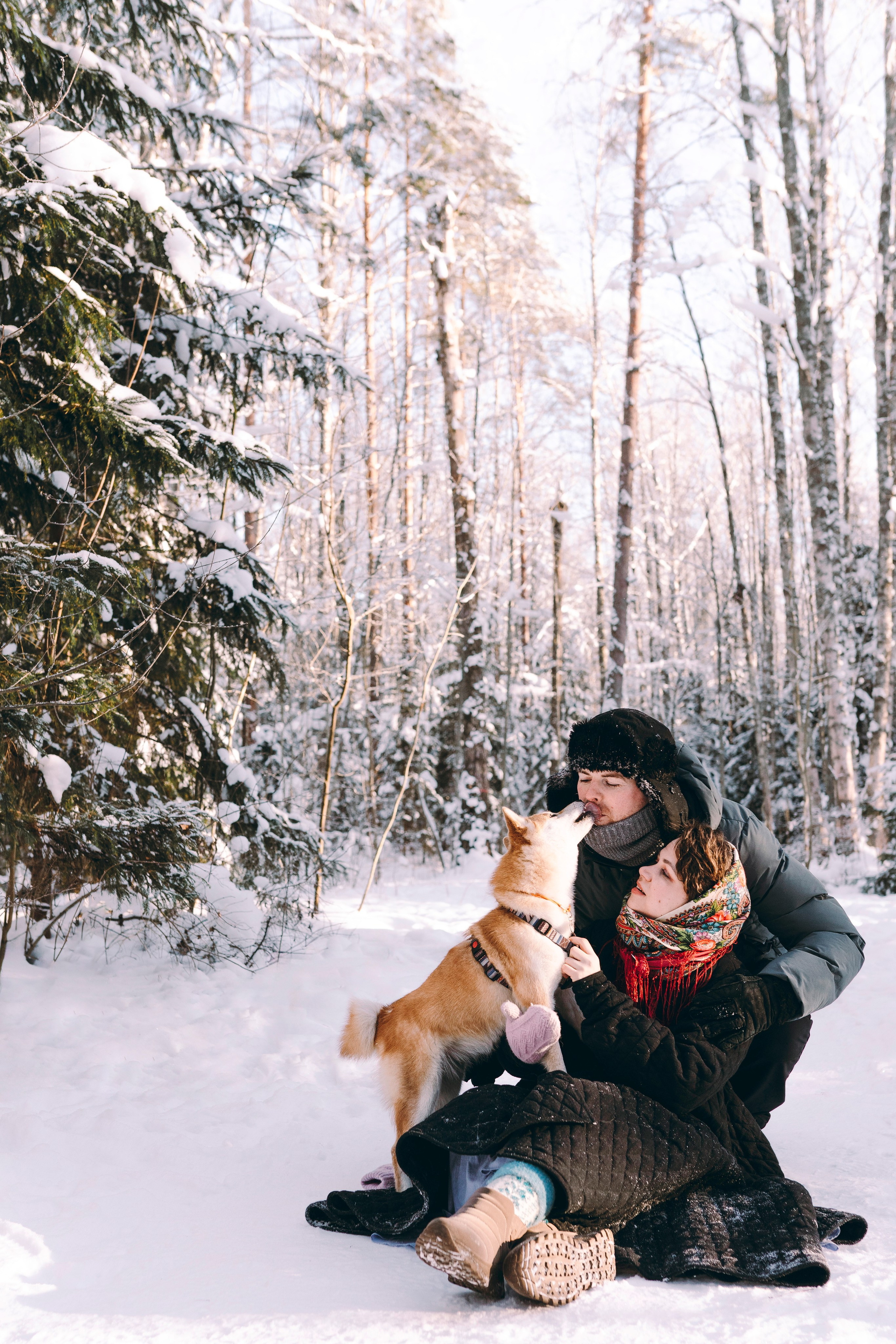 Каори, Анна и Антон. Фотограф анималист в Спб недорого Олеся Майорова