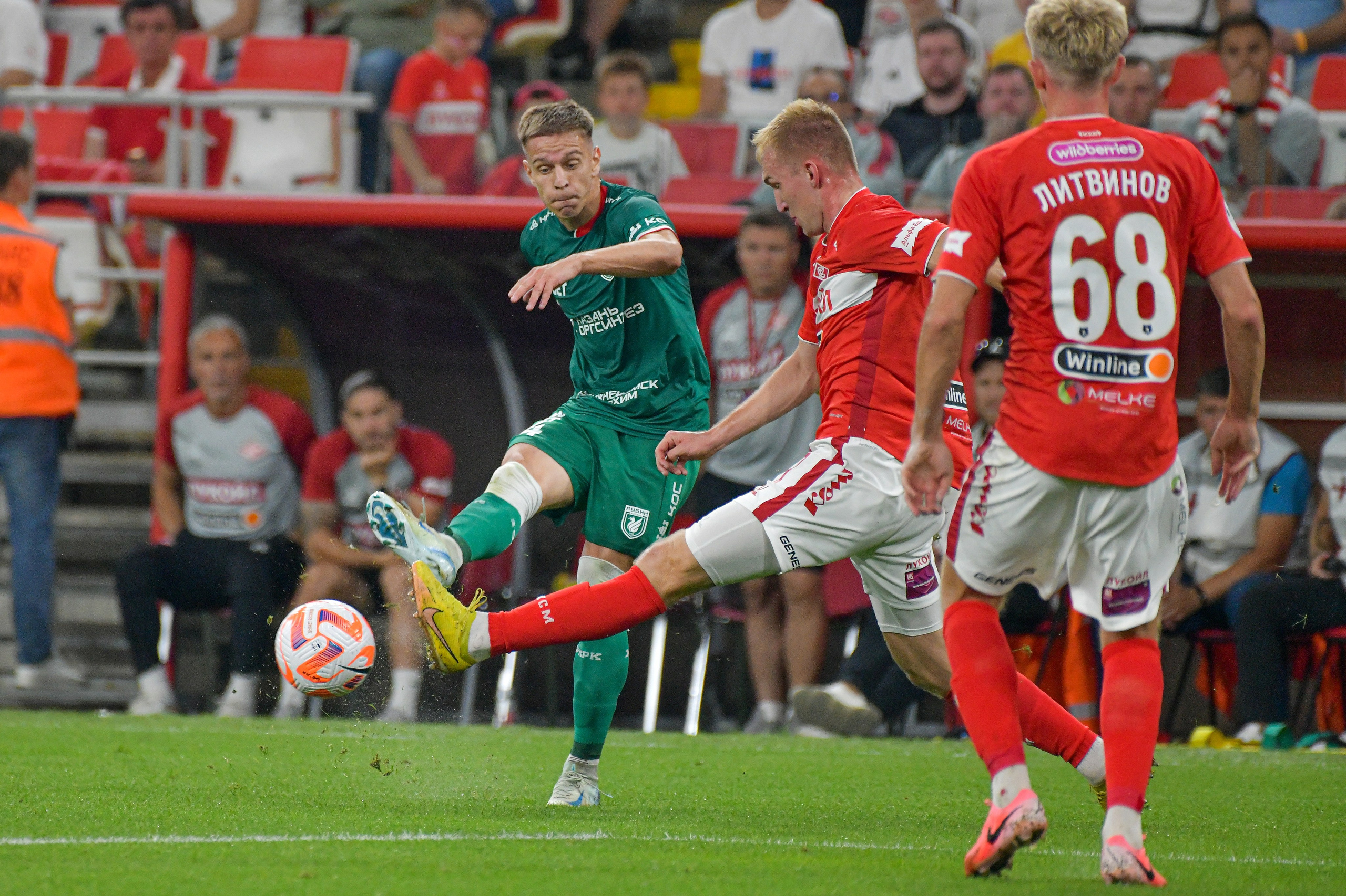 ФК «Спартак-Москва» — ФК «Рубин» 》1:0《 Чемпионат России по футболу. Российская Премьер-Лига. 7 тур. 31.08.2024 «Лукойл Арена» г. Москва. Свой взгляд через объектив