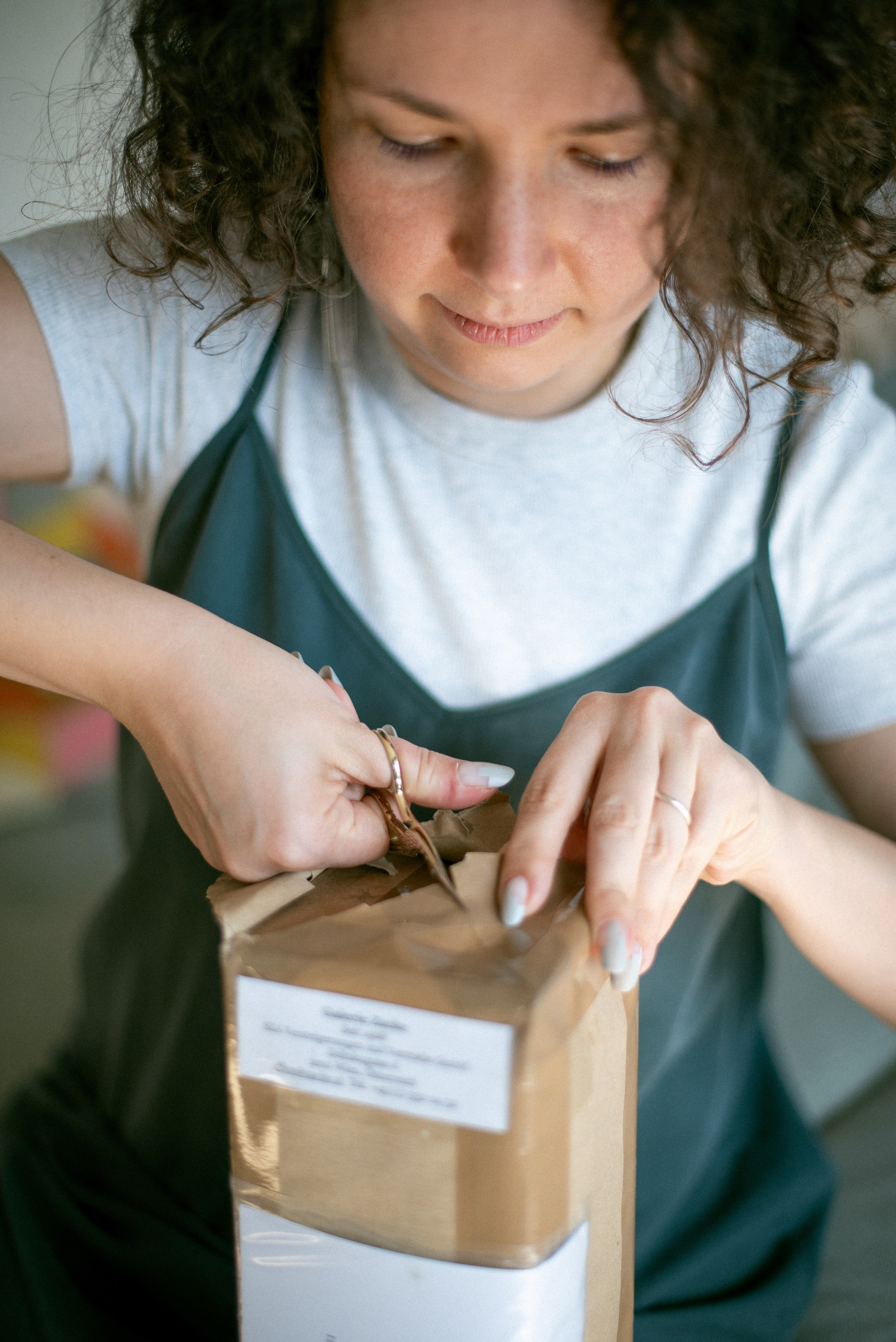 Anna. Antique Dealer. Documentary family photography in Barcelona and beyond