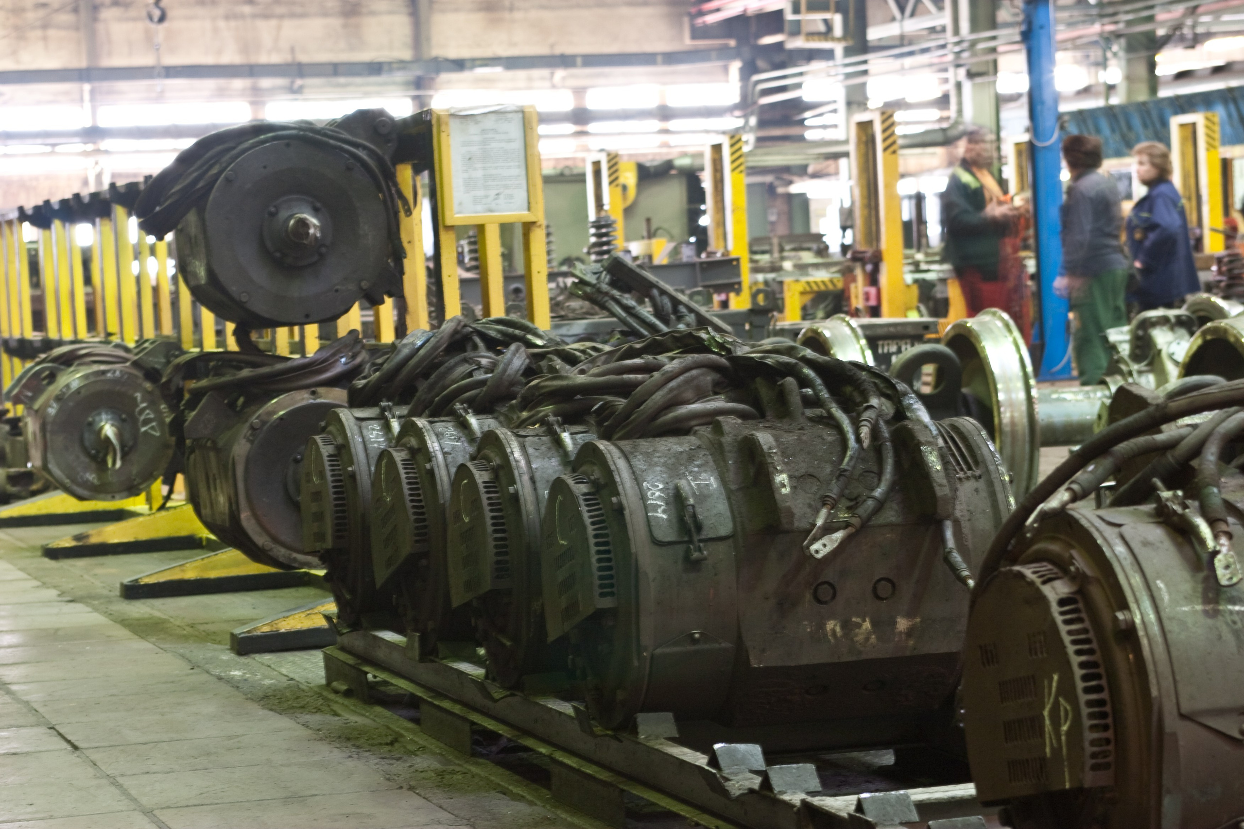 Место где чинят поезда. Электродепо «Черкизово», образца 2010 года. Илья Михачёв Фотограф ПРО людей