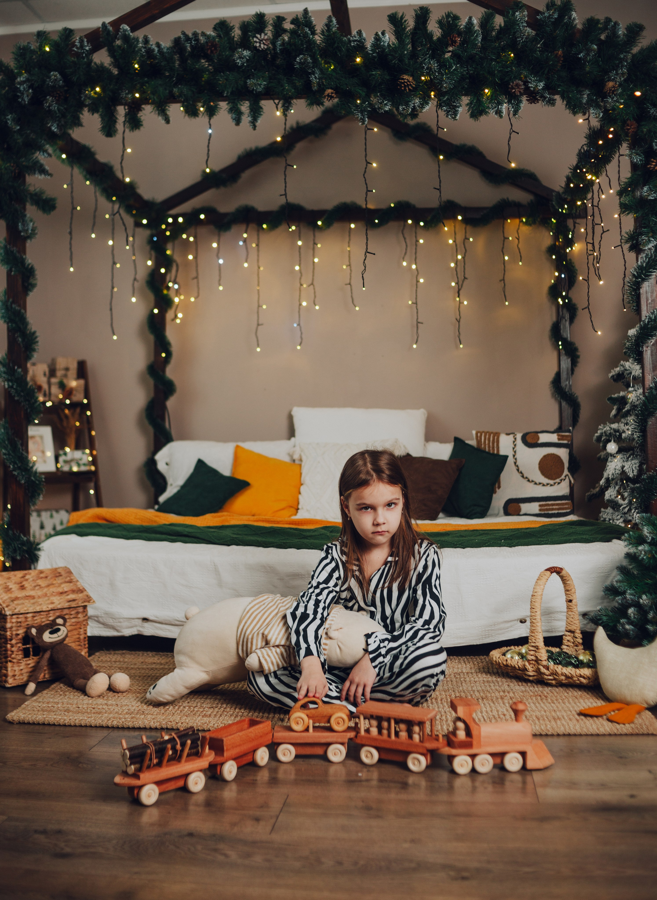 Оля и ее доченьки. Фотограф Брянск