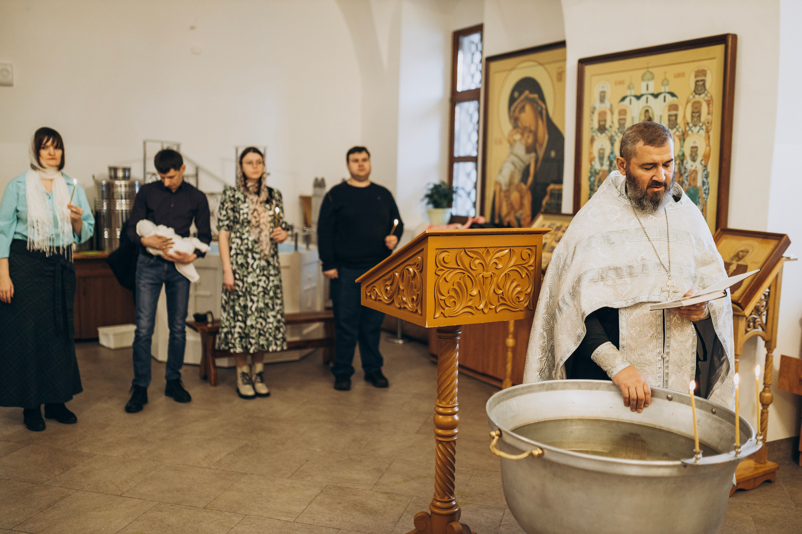 Таинство Крещения Ксении. Мария Беседина. Фотография о любви