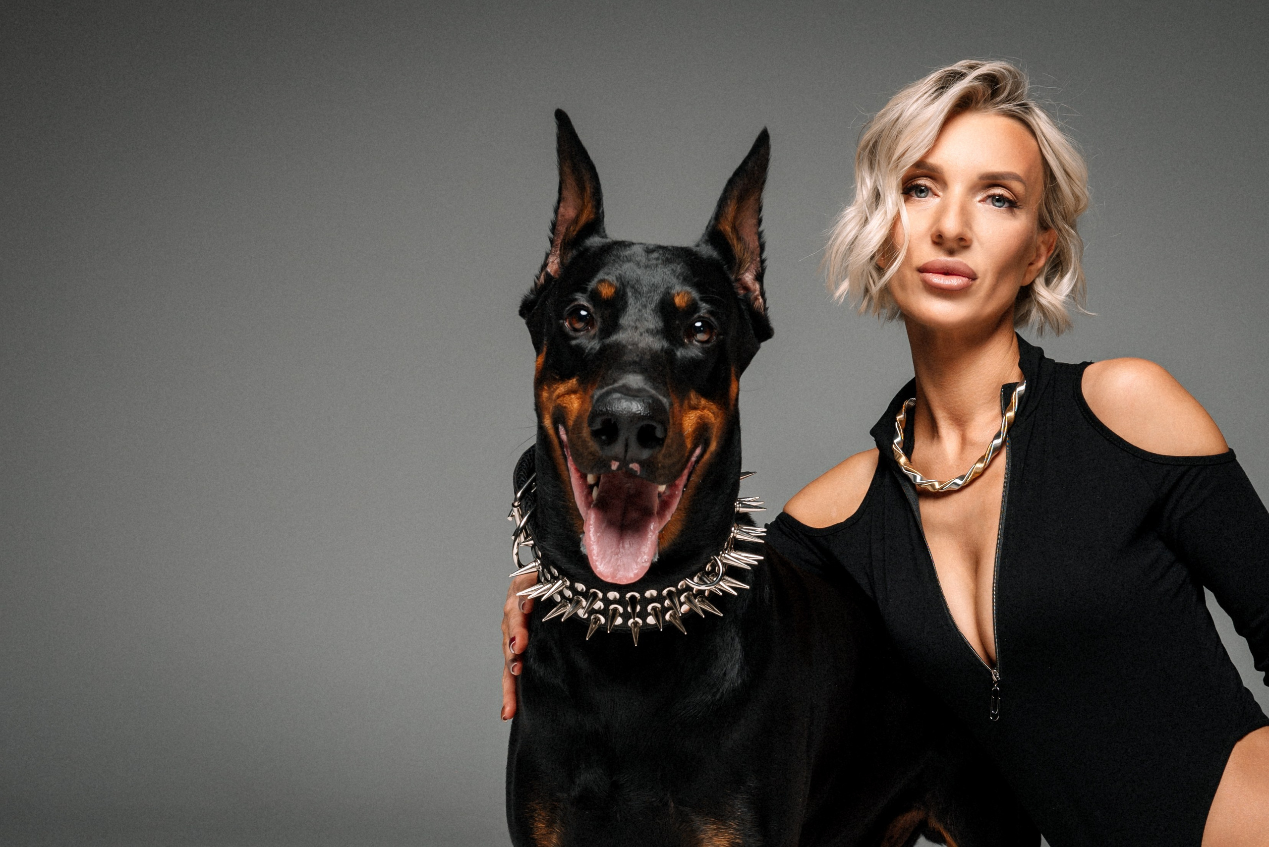 Фотосессия с доберманом. Фотограф в Красноярске / Дивногорске. Файзулина Анастасия