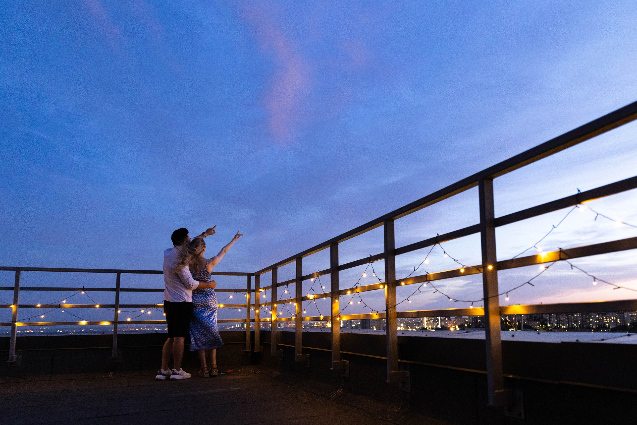 Свидание на крыше. Фотограф Вадим Казусь