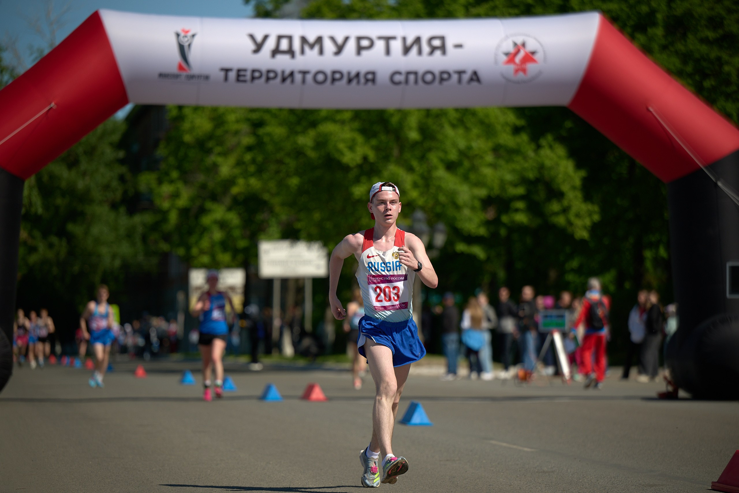 Чемпионат России по спортивной ходьбе 2025. Спортивный репортажный фотограф в Ижевске Сергей Мерзляков