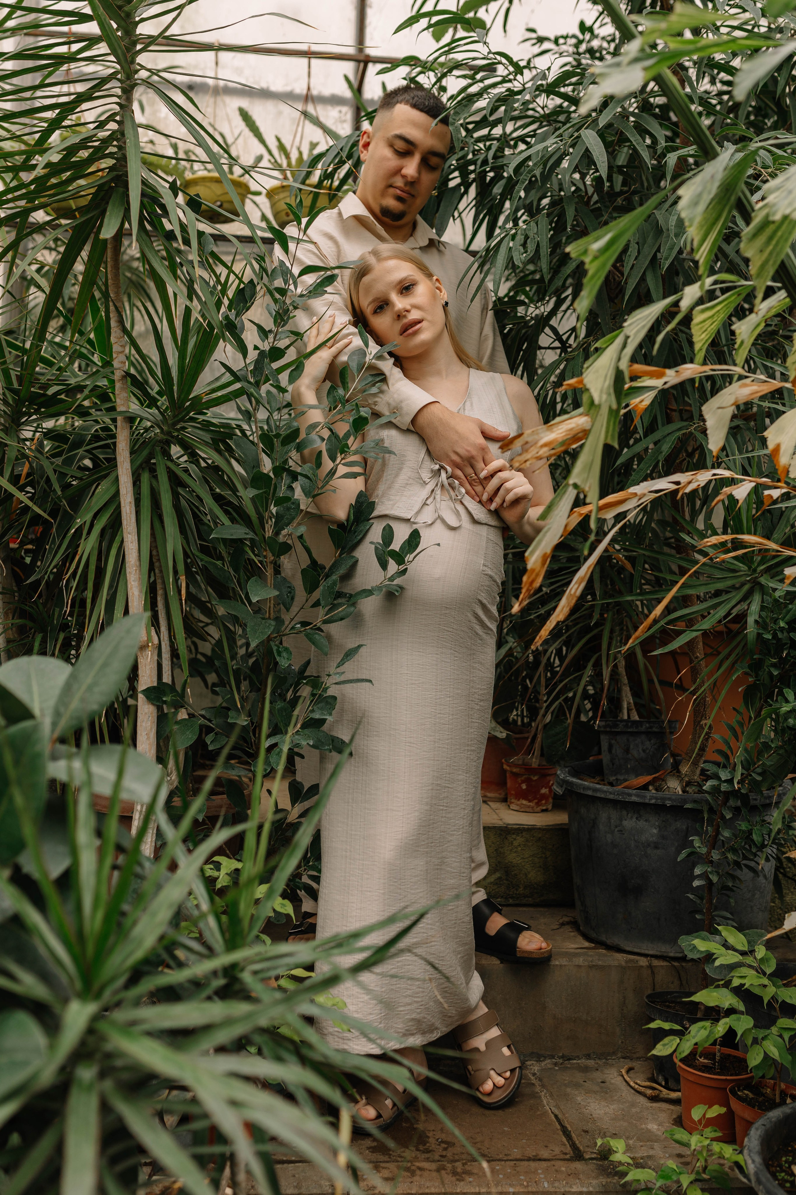 В оранжерее. Фотограф Александра Кузнецова