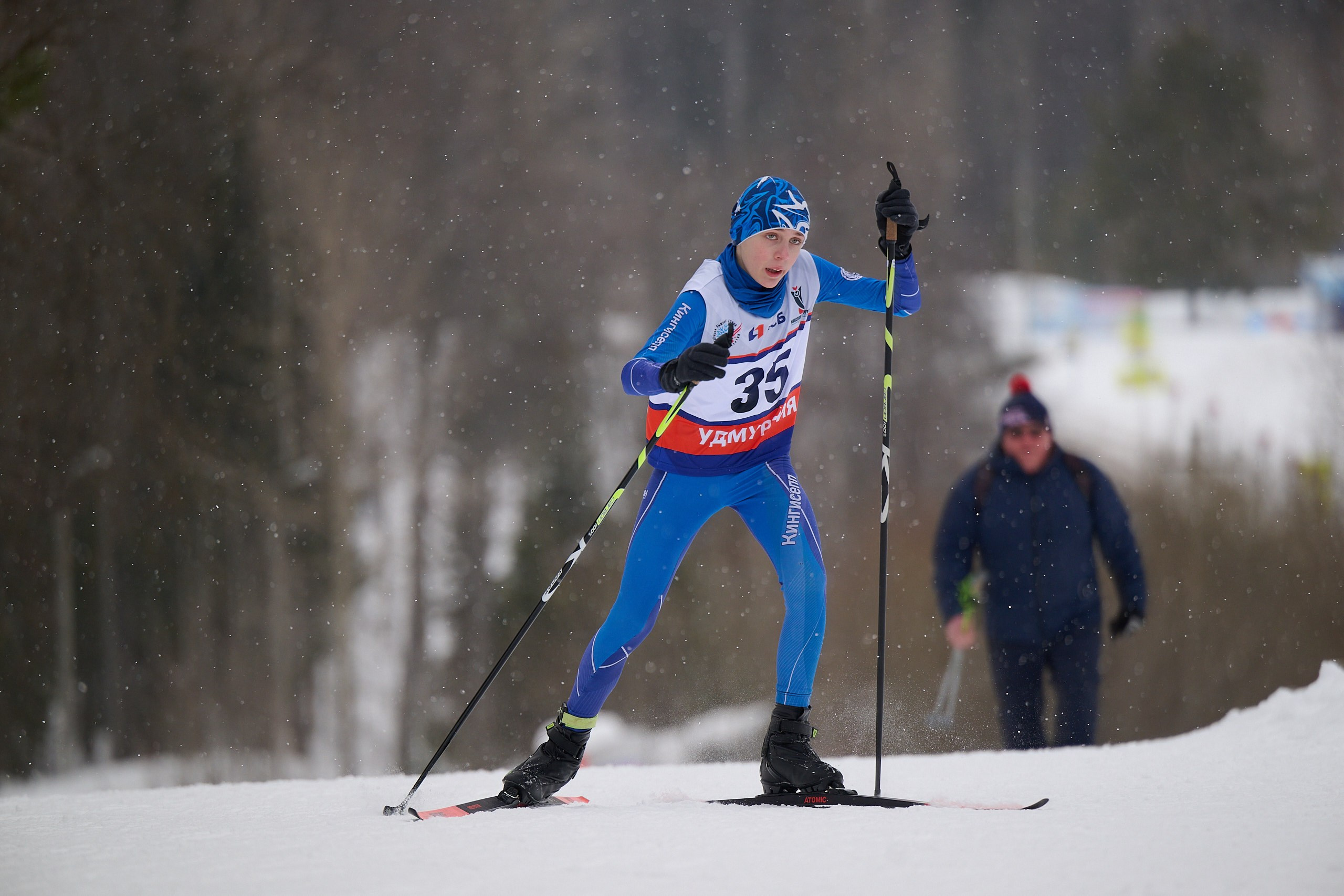 Всероссийские соревнования по лыжным гонкам «Пионерская правда». Ижевс. Спортивный репортажный фотограф в Ижевске Сергей Мерзляков