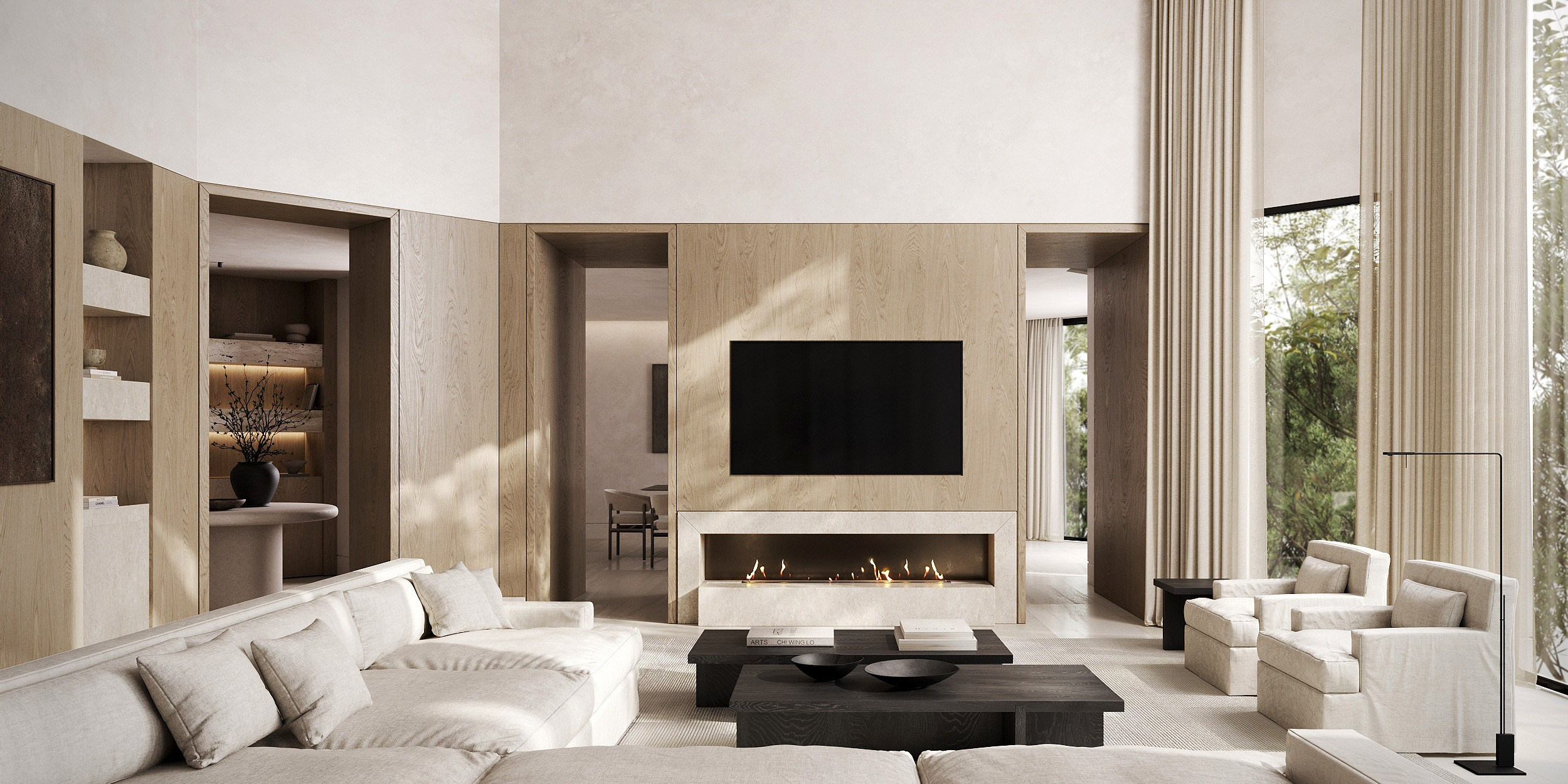 Villa C-34. Interior visualization