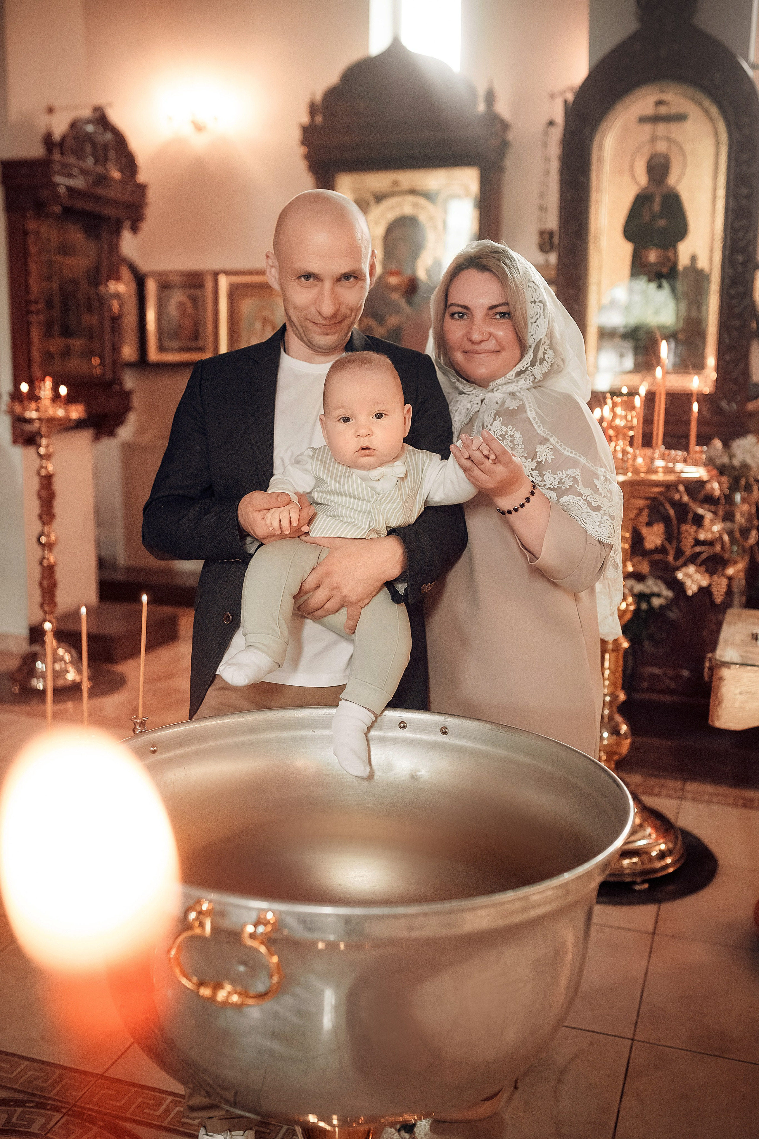 Крещение Марка. Свадебный, семейный и детский фотограф в Москве и области